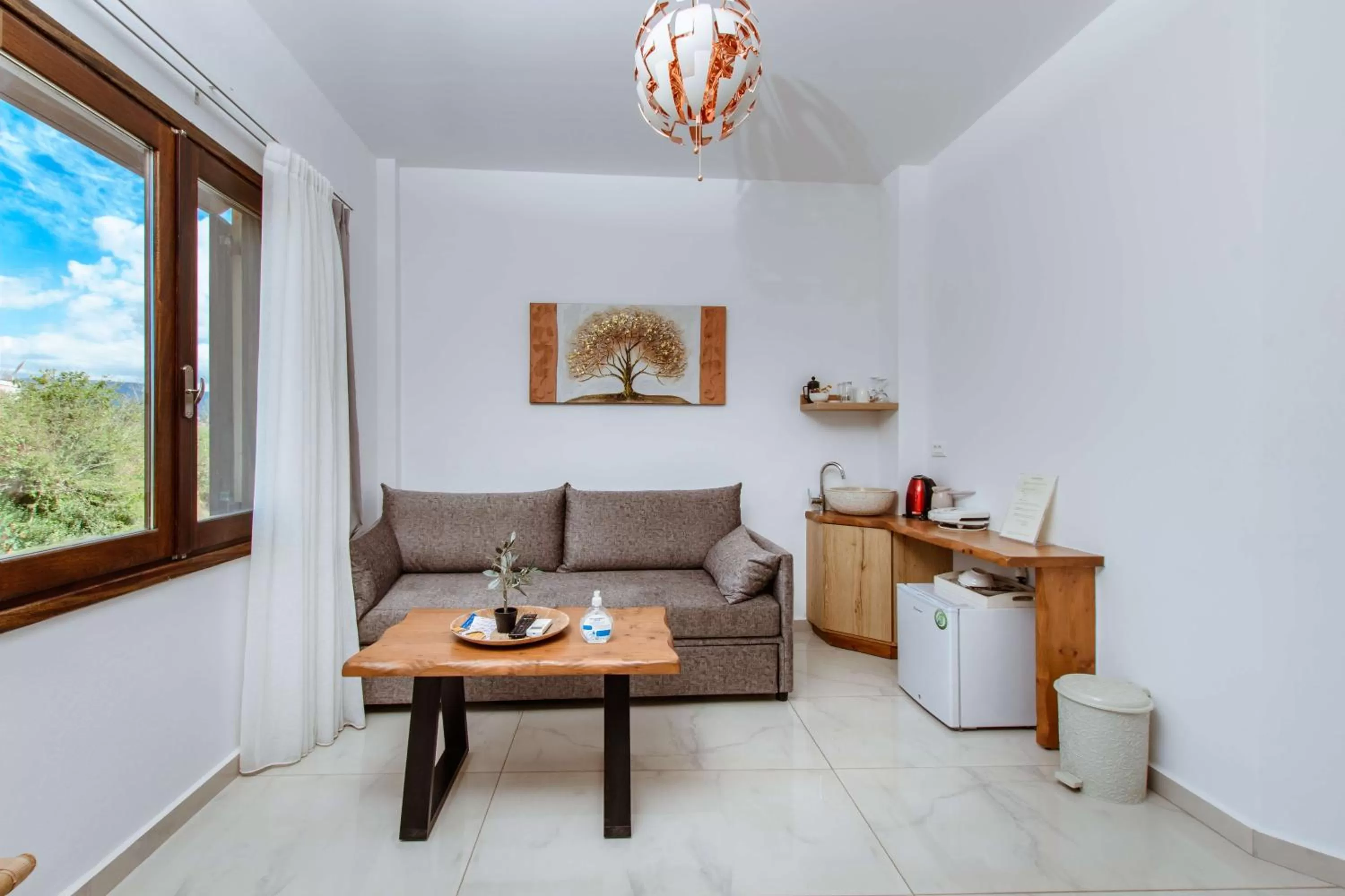 Living room in Deluxe Suites