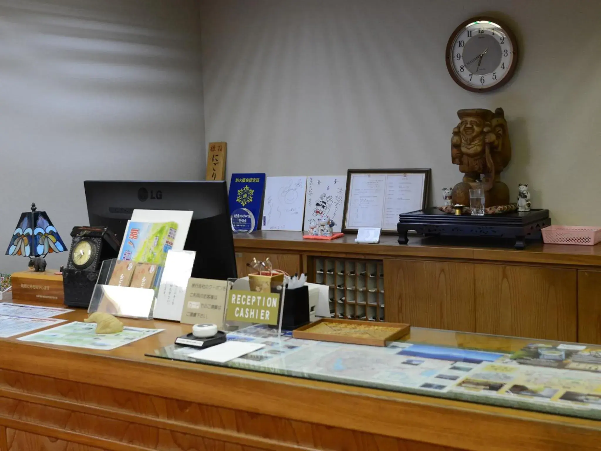 Lobby or reception in Kinokuniya Ryokan Lobby or reception in Kinokuniya Ryokan