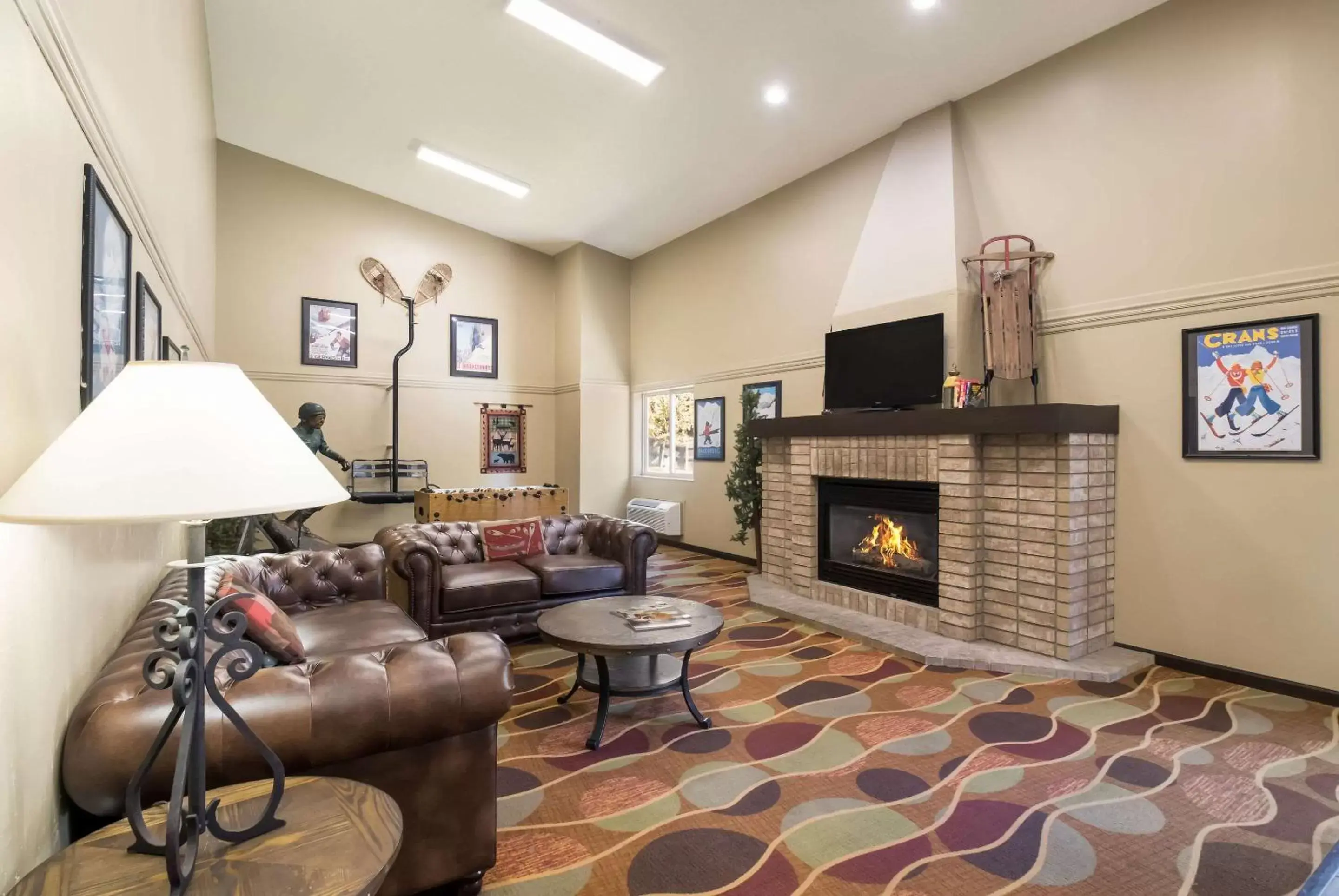 Lobby or reception, Seating Area in Quality Inn & Suites Steamboat Springs