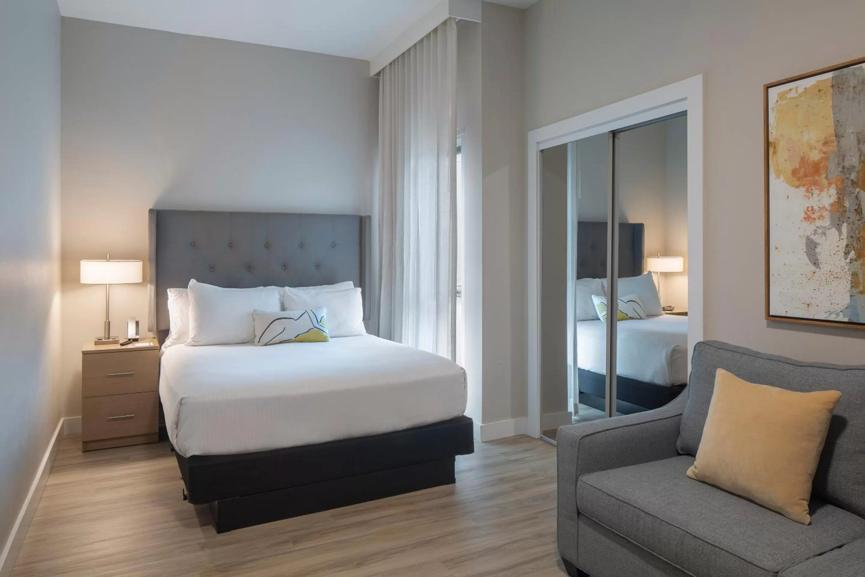 Bed in Art House Hotel