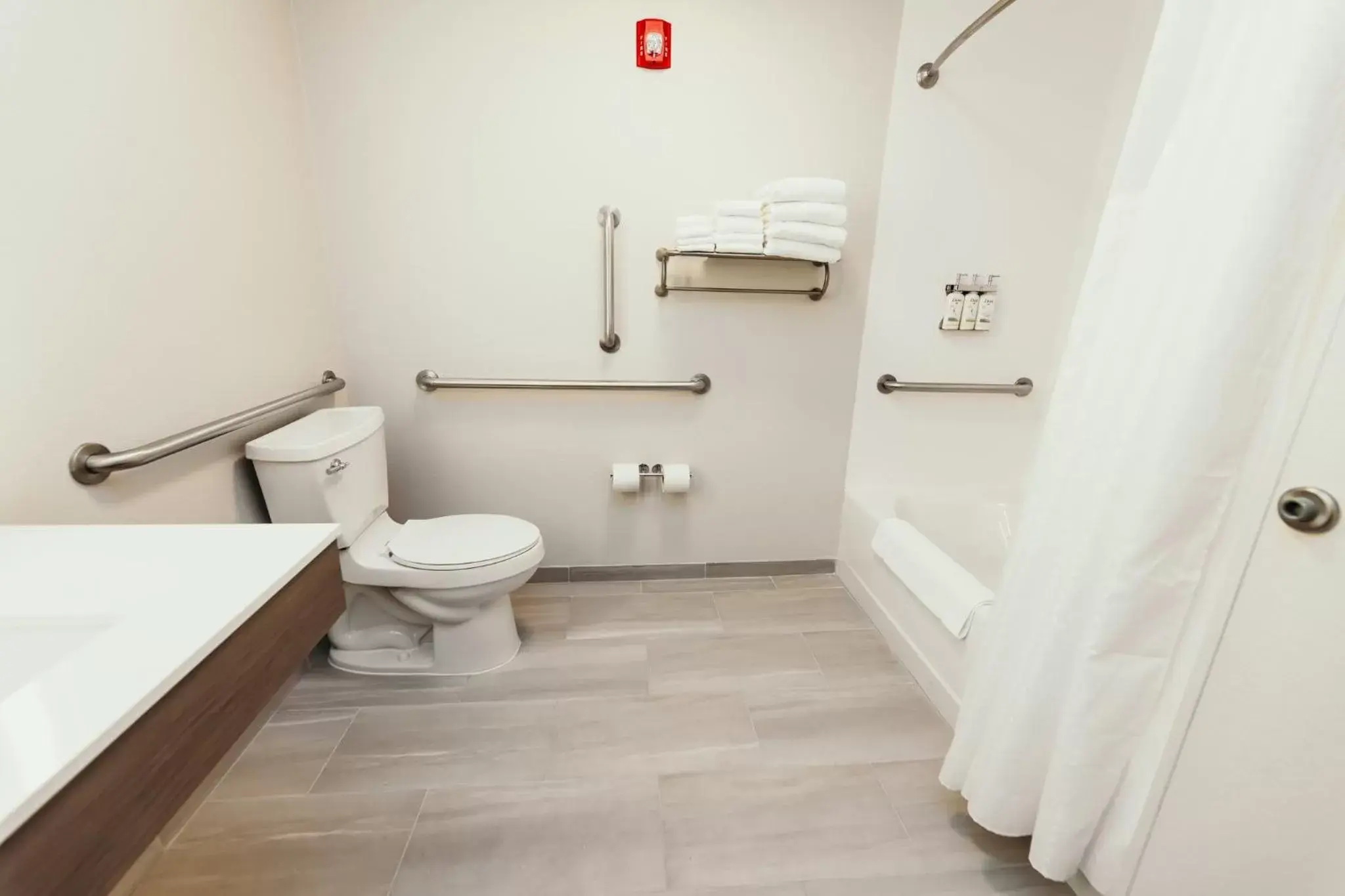 Bathroom in Holiday Inn Express and Suites Urbandale Des Moines, an IHG Hotel