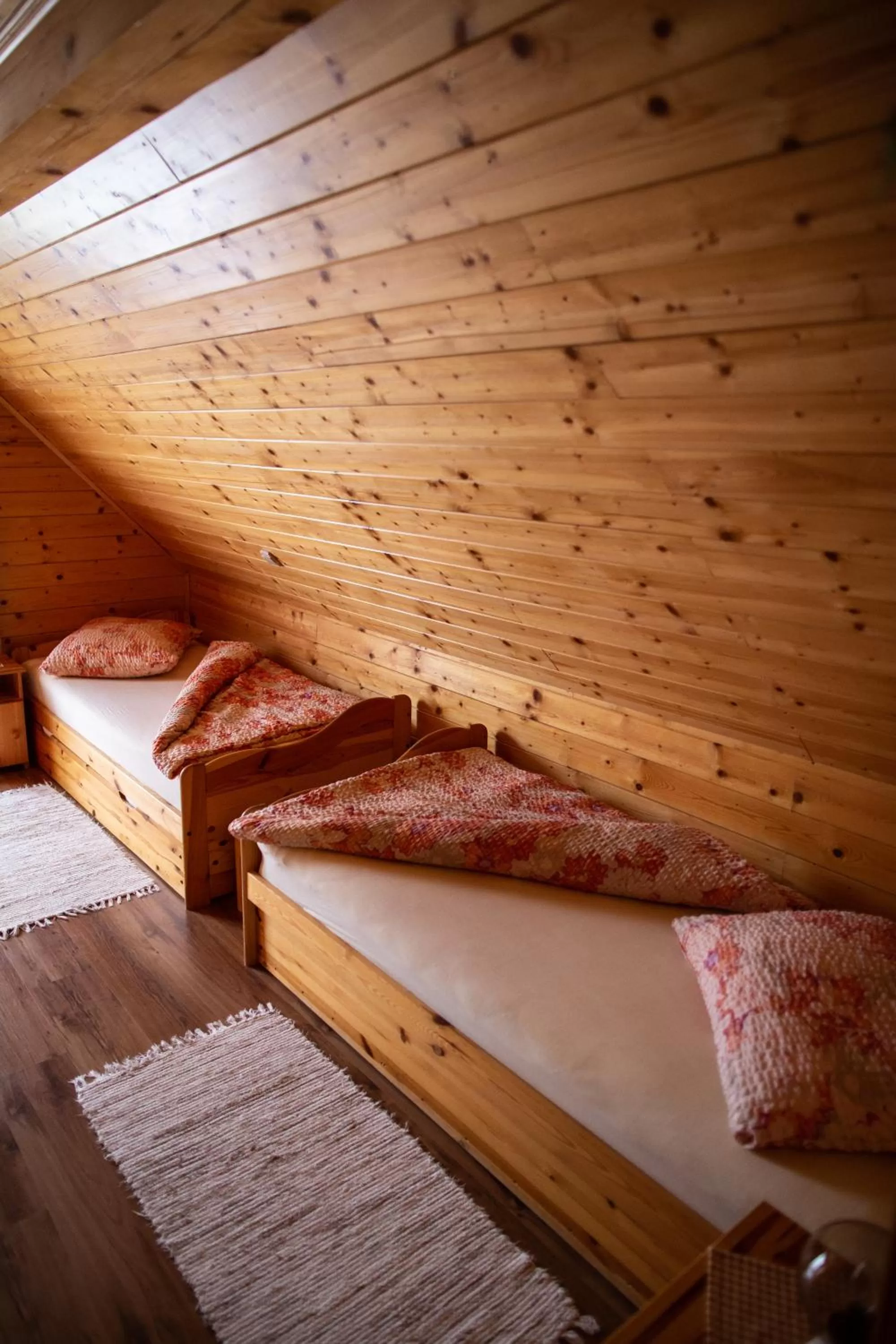 Bed in Korošec Apartments and Wellness Centre