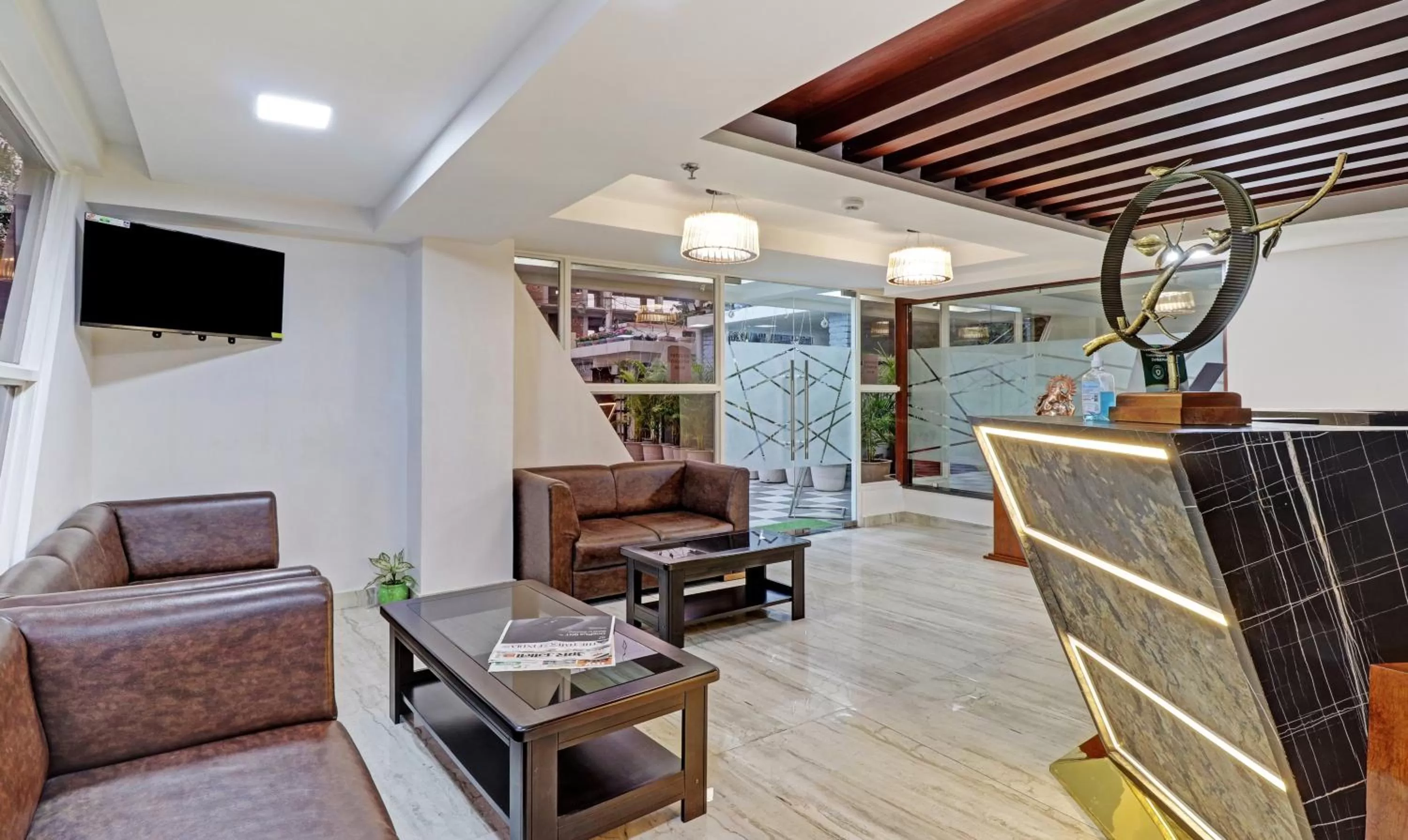 Lobby or reception in Treebo Kanopy Greens