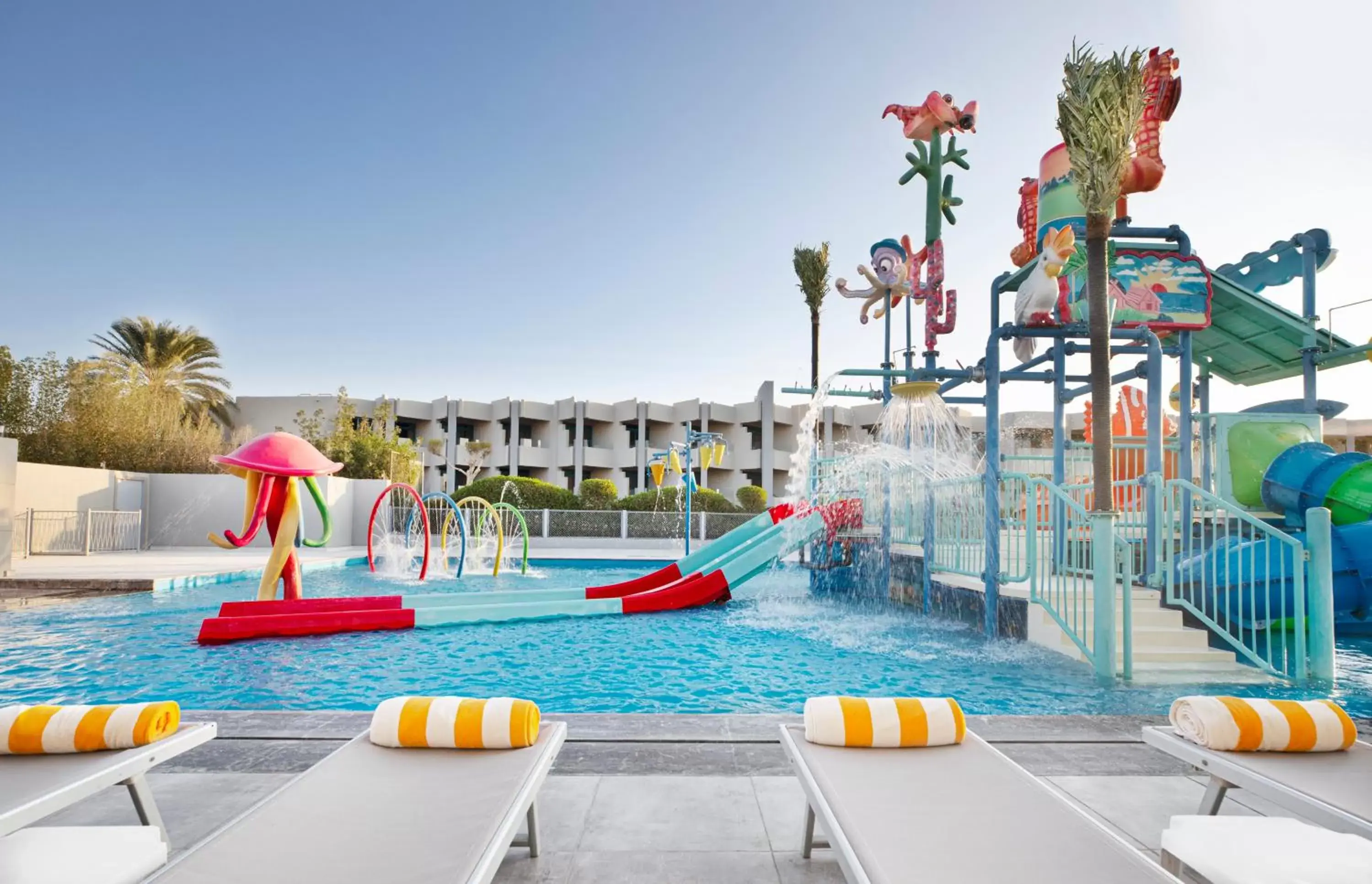 Children play ground, Water Park in Pyramisa Beach Resort Sharm El Sheikh