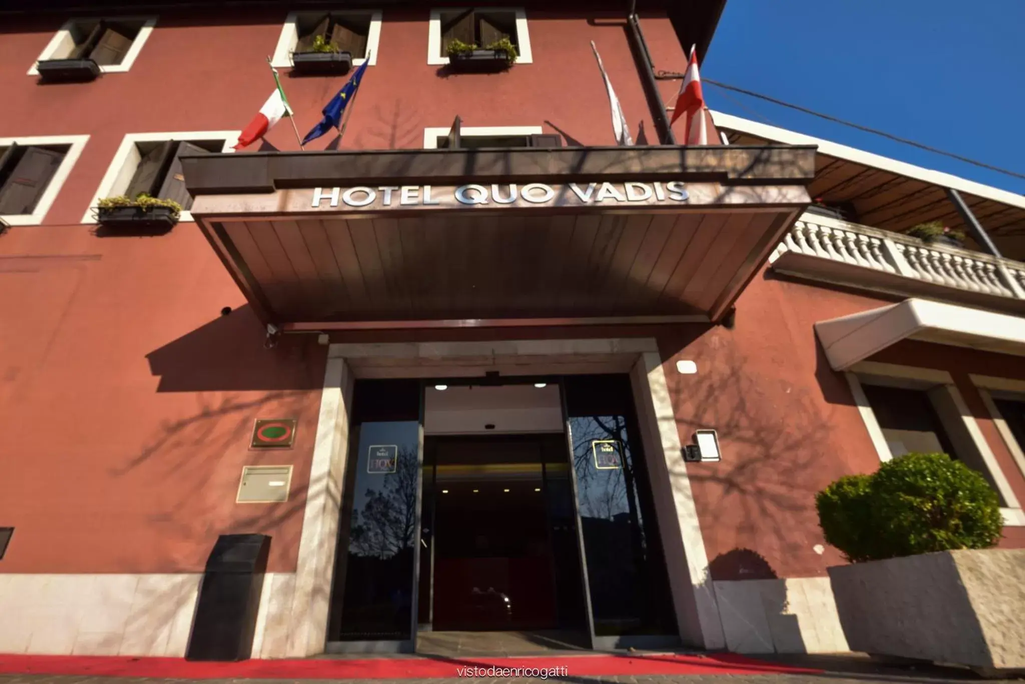 Facade/entrance in Hotel Quo Vadis