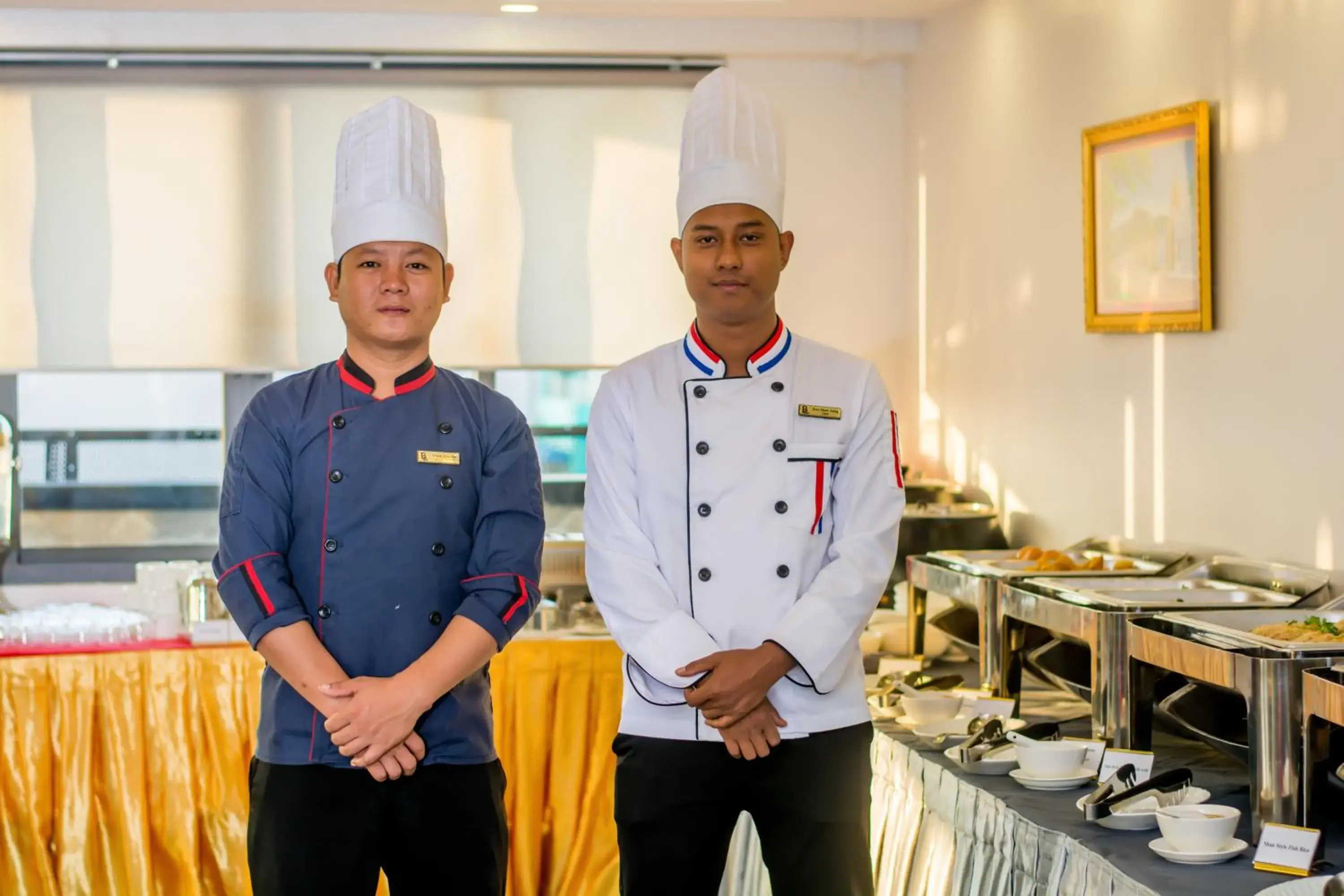 Staff in Botahtaung Hotel