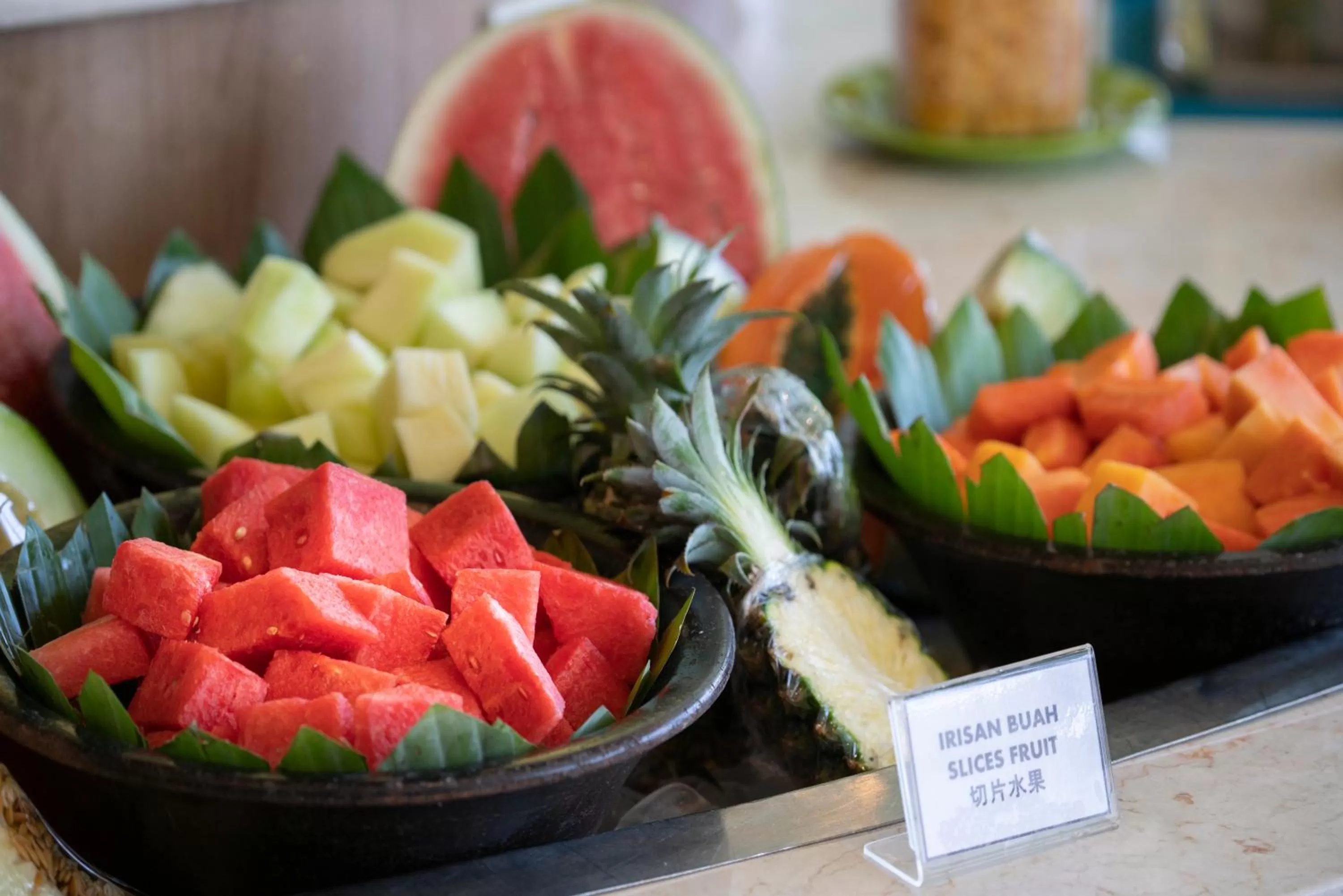 Buffet breakfast in Grand Livio Kuta Hotel