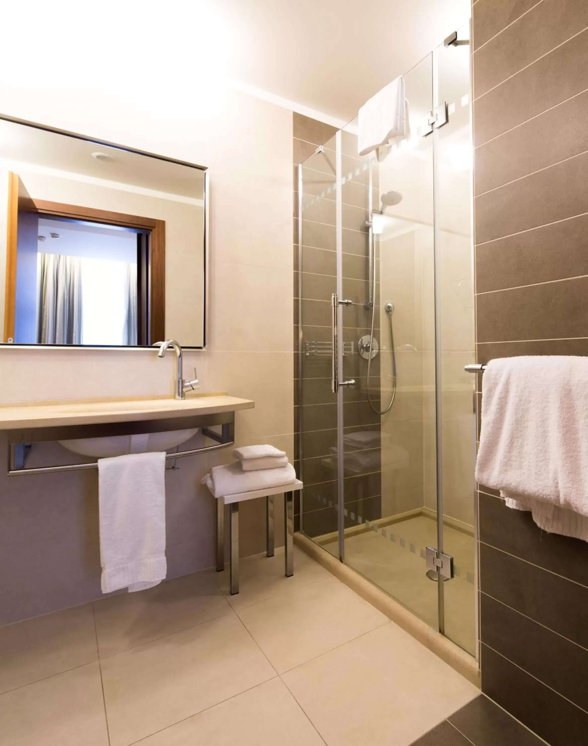 Shower, Bathroom in Best Western Premier BHR Treviso Hotel