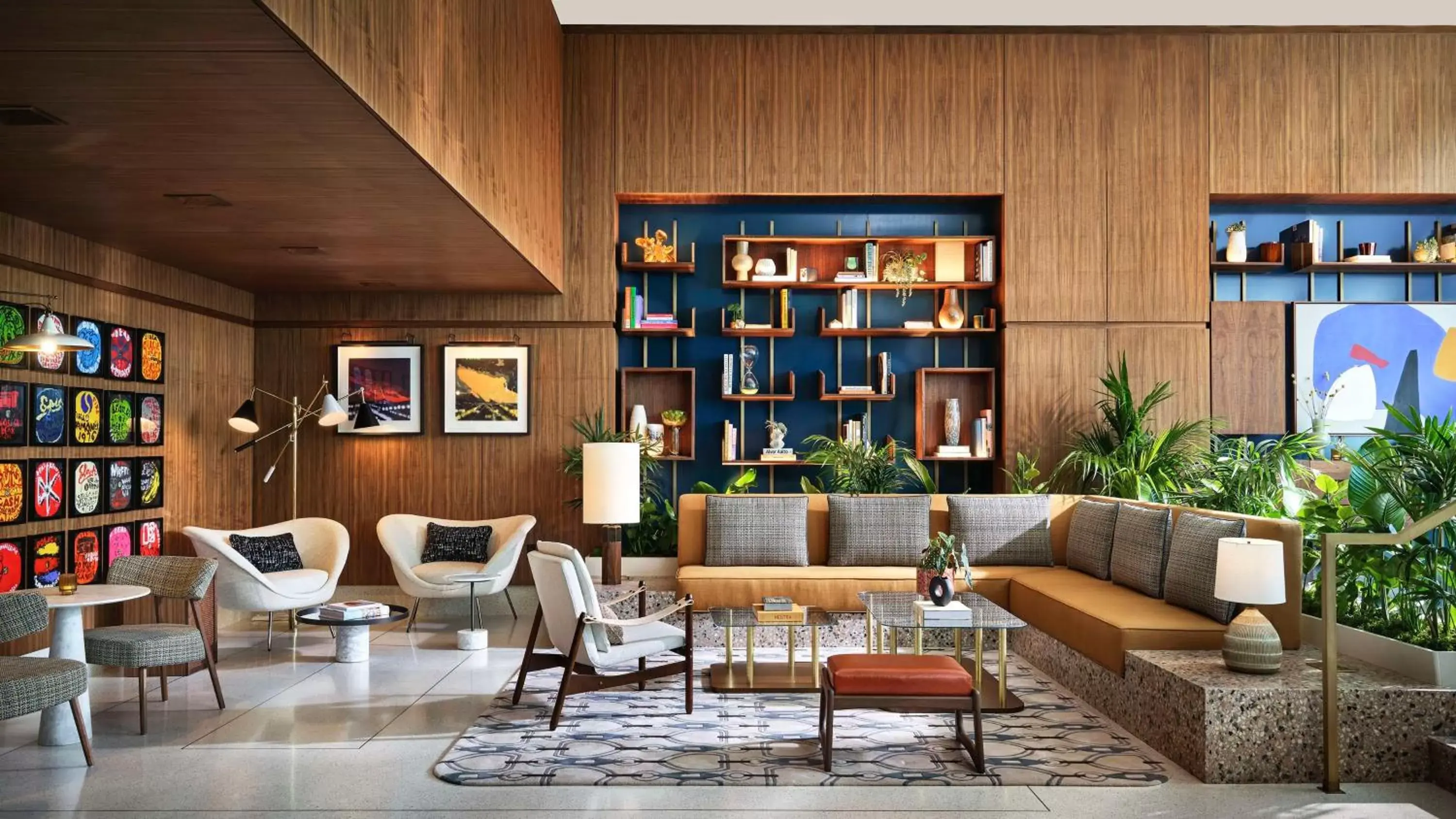 Lounge or bar, Library in Thompson Hollywood, part of Hyatt