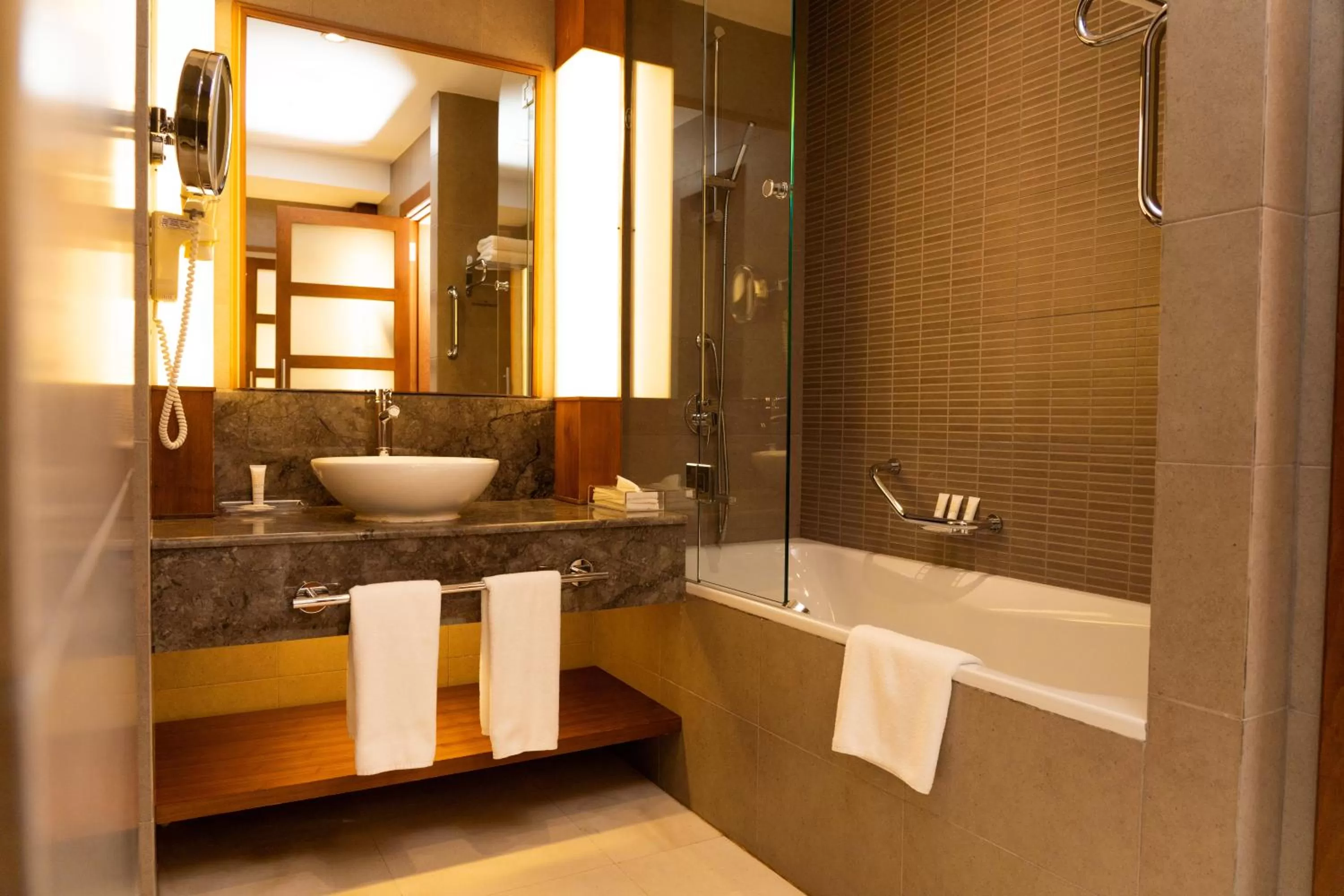 Bathroom in Crowne Plaza Sohar by IHG
