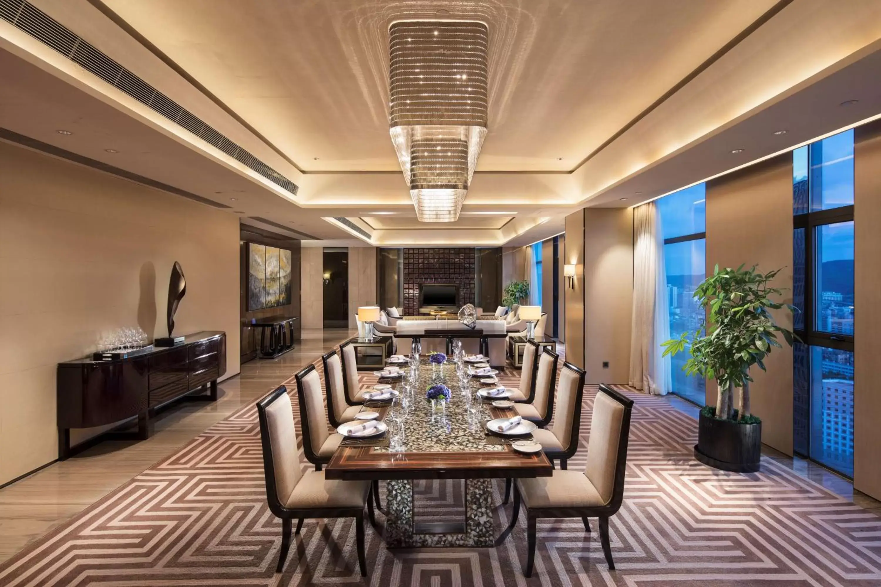 Living room, Restaurant/Places to Eat in Hilton Guangzhou Tianhe