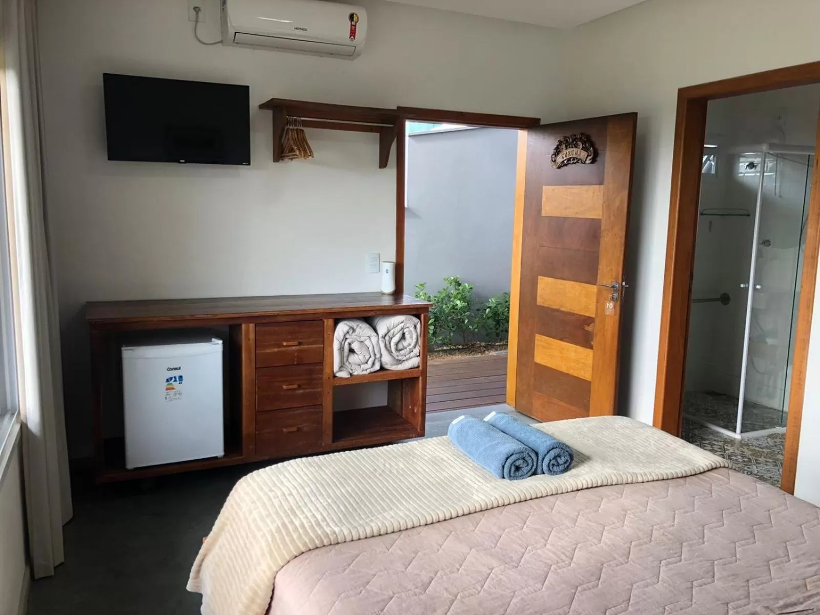 Bed in Pousada Casa Albatross