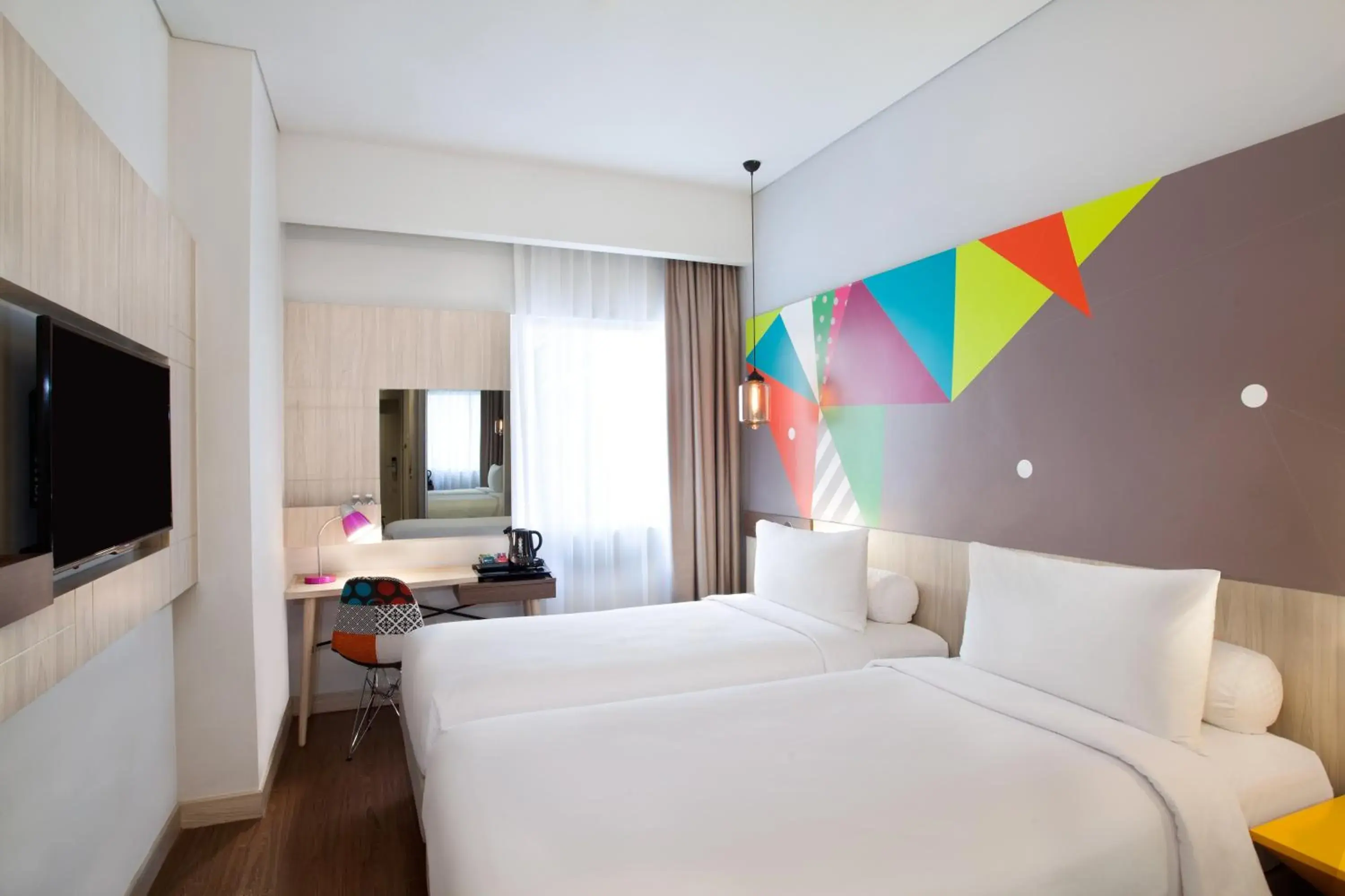 Bedroom, Bed in Ibis Styles Jakarta Sunter