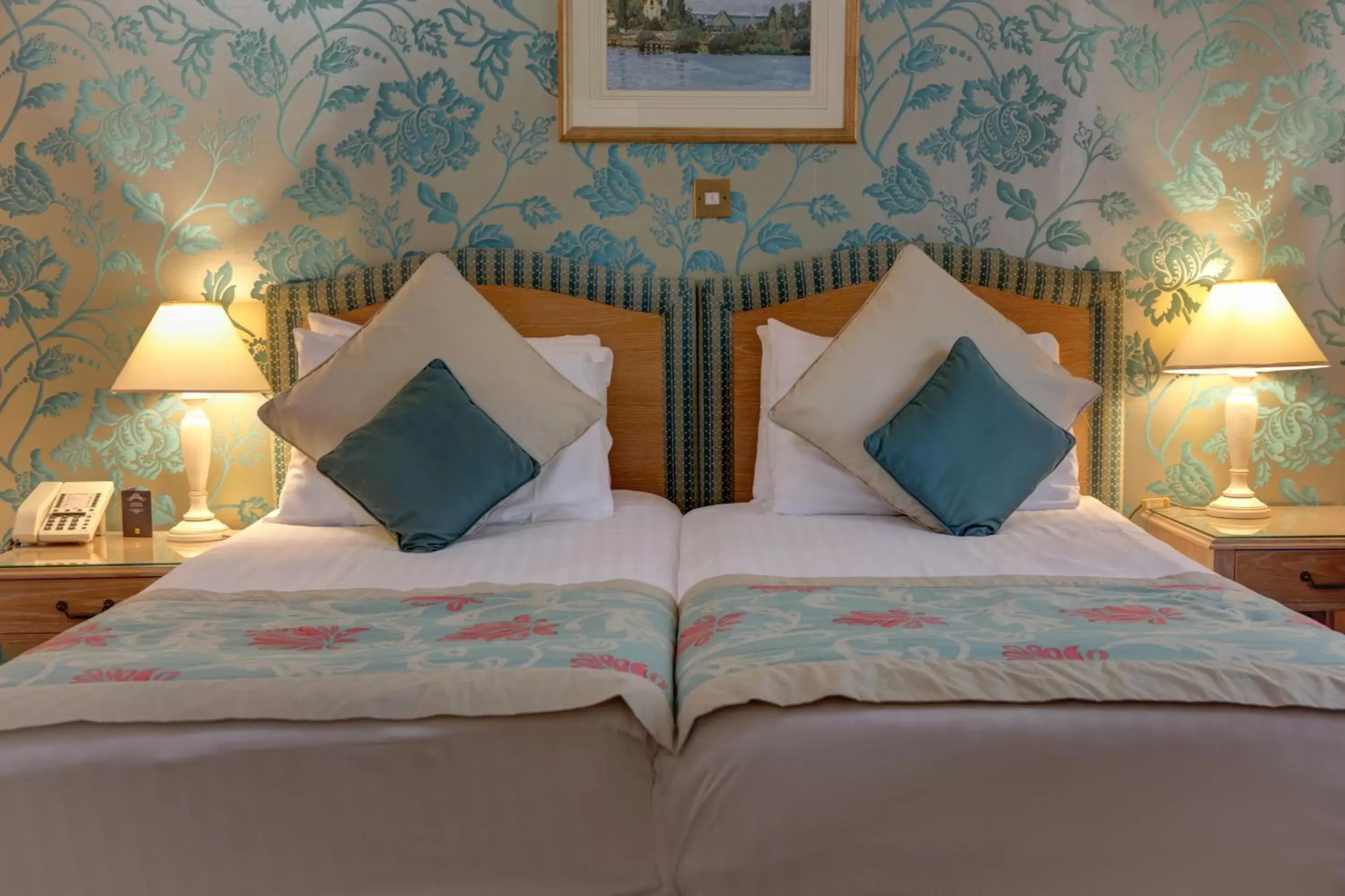 Bed in Norfolk Royale Hotel