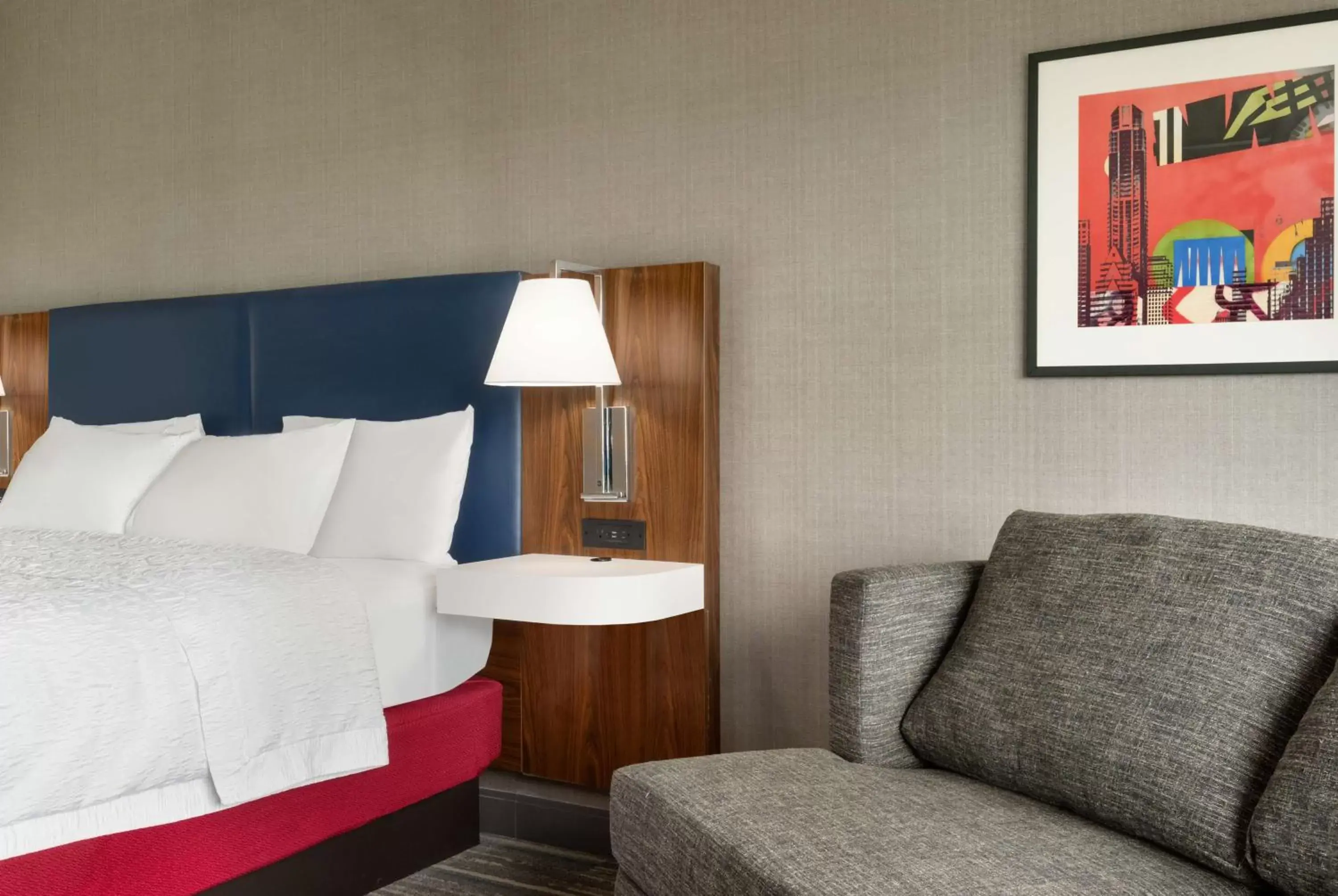 King Room with Sofa Bed - Non-Smoking in Hampton Inn & Suites Norman-Conference Center Area, Ok King Room with Sofa Bed - Non-Smoking in Hampton Inn & Suites Norman-Conference Center Area, Ok