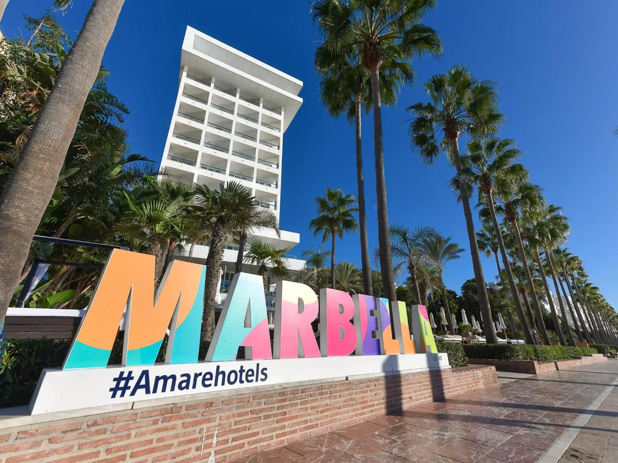 Facade/entrance, Property Building in Amàre Beach Hotel Marbella - Adults Only Recommended