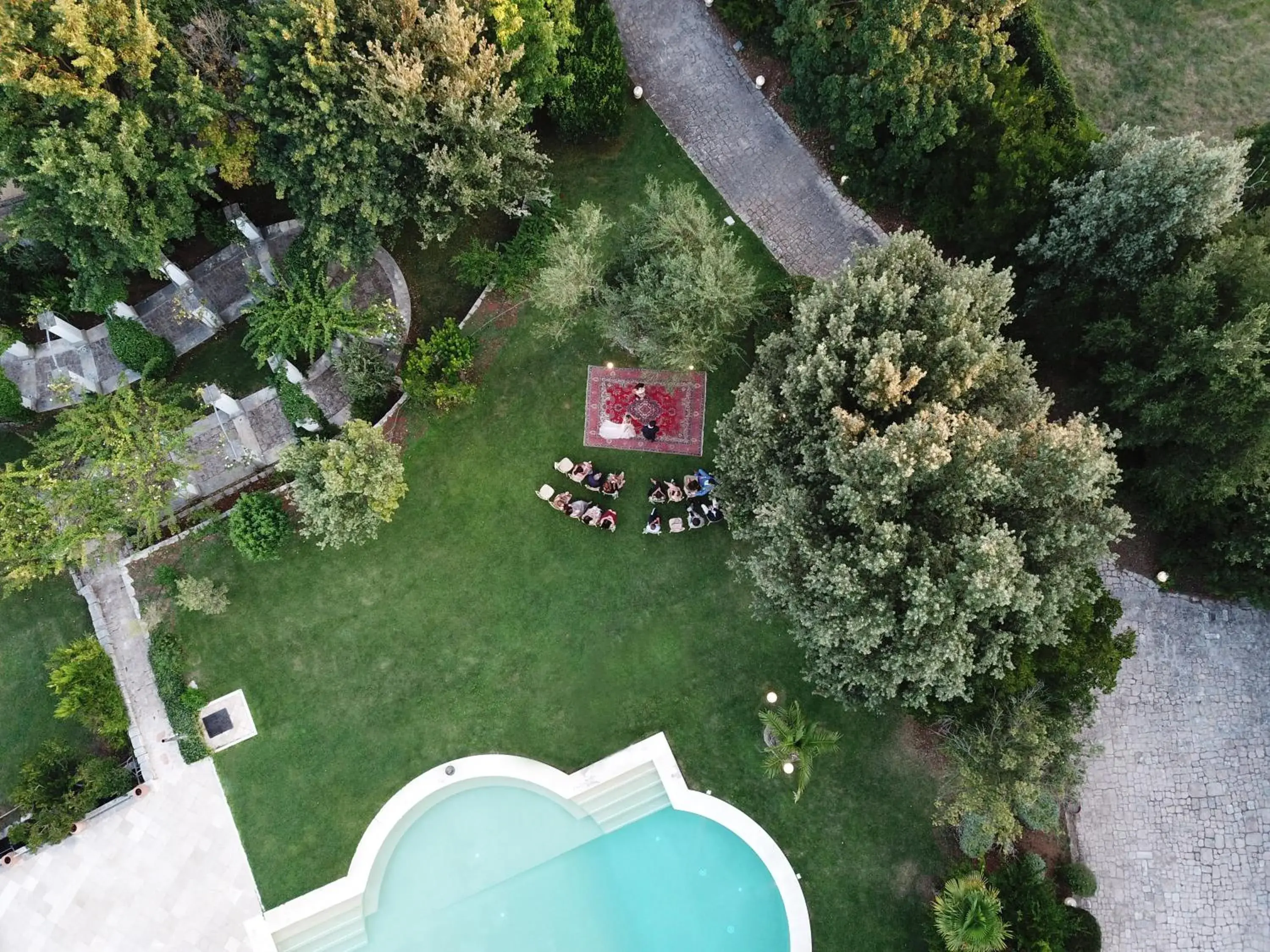 Garden, Pool View in Relais Villa San Martino