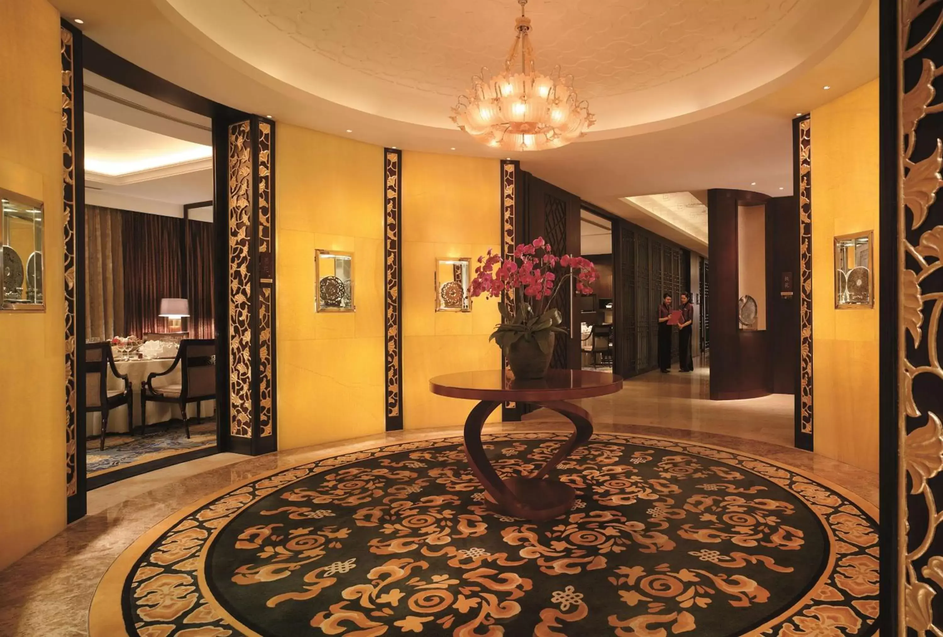 Restaurant/places to eat, Lobby/Reception in Shangri-La Chengdu