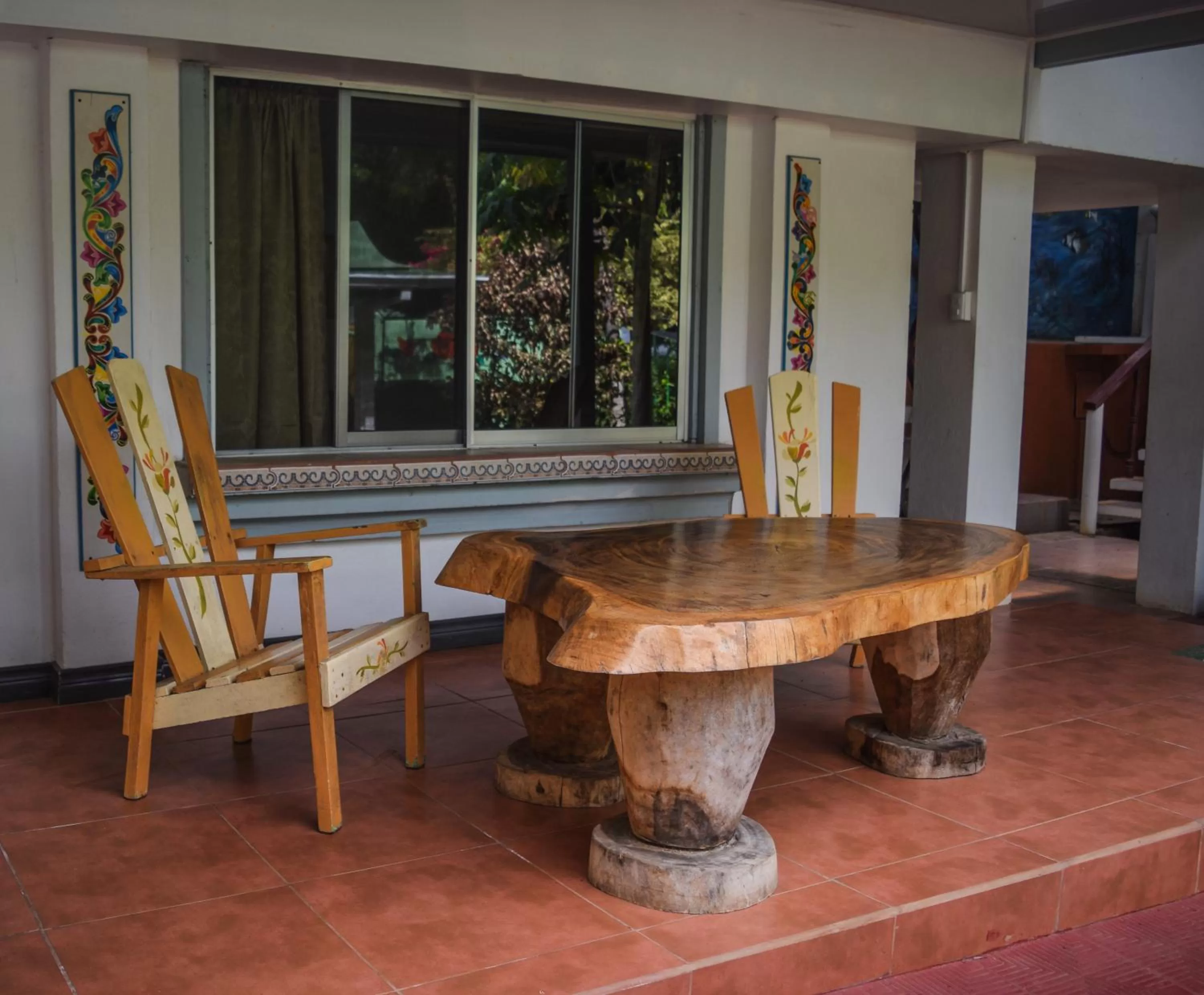 Seating area in Hotel Marielos