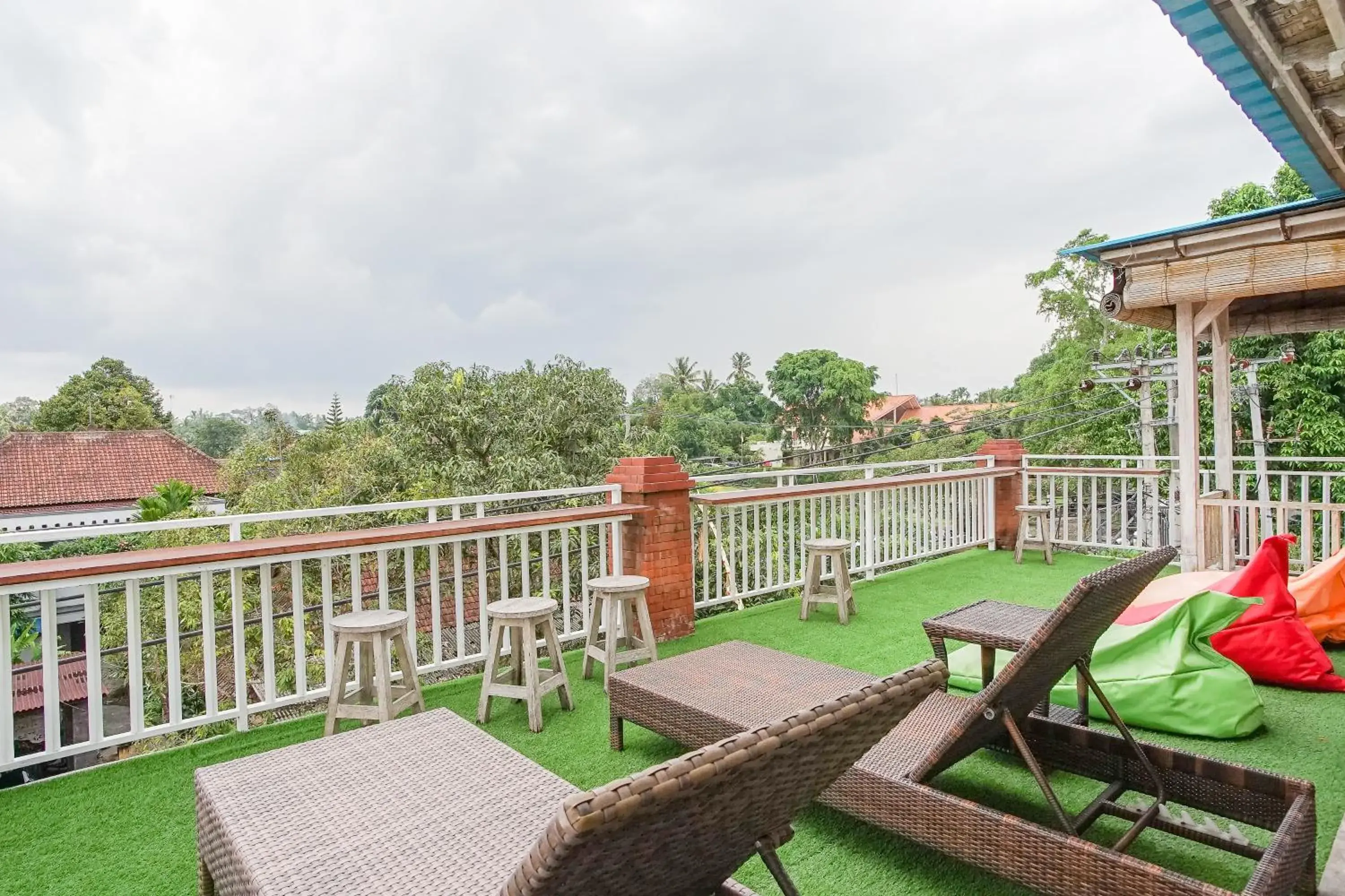 Balcony/Terrace in Kememai Hostel