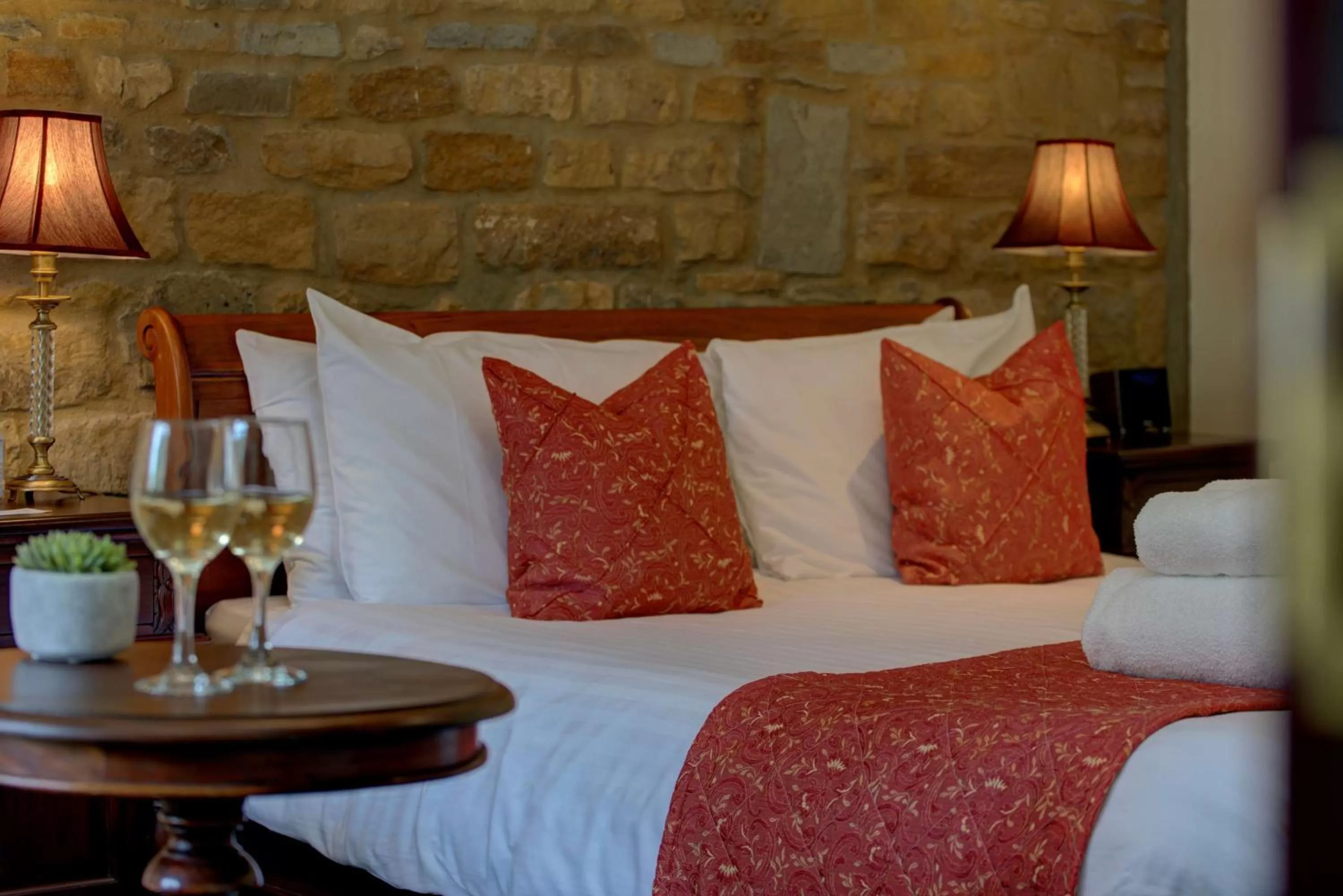 Photo of the whole room, Bed in The Grange at Oborne