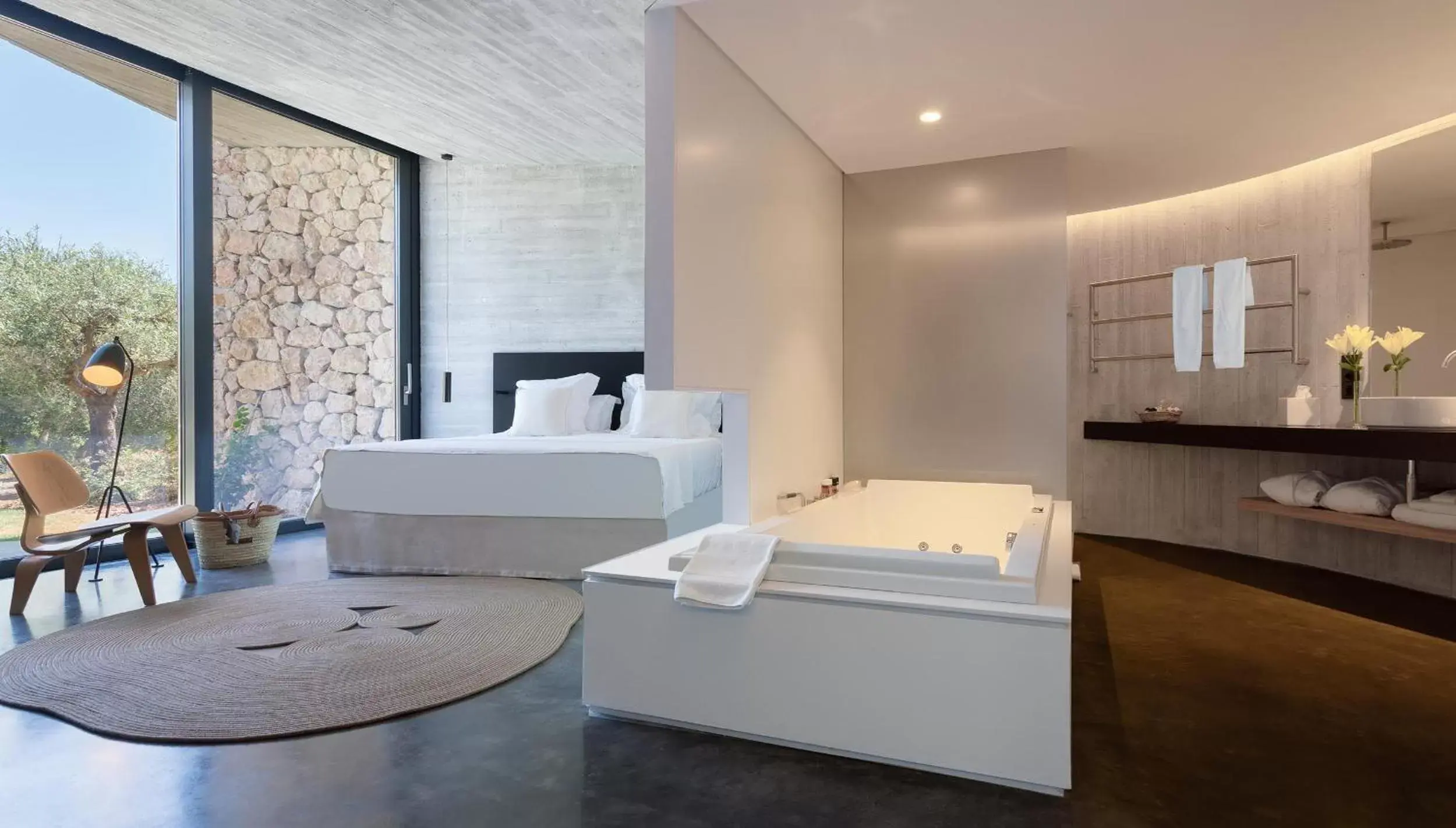 Bedroom, Bathroom in Son Brull Hotel & Spa