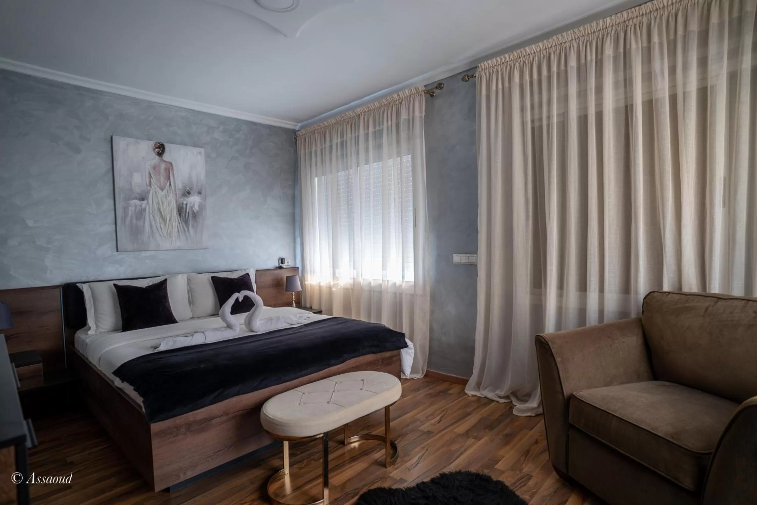 Bed in Hôtel ZIRYAB