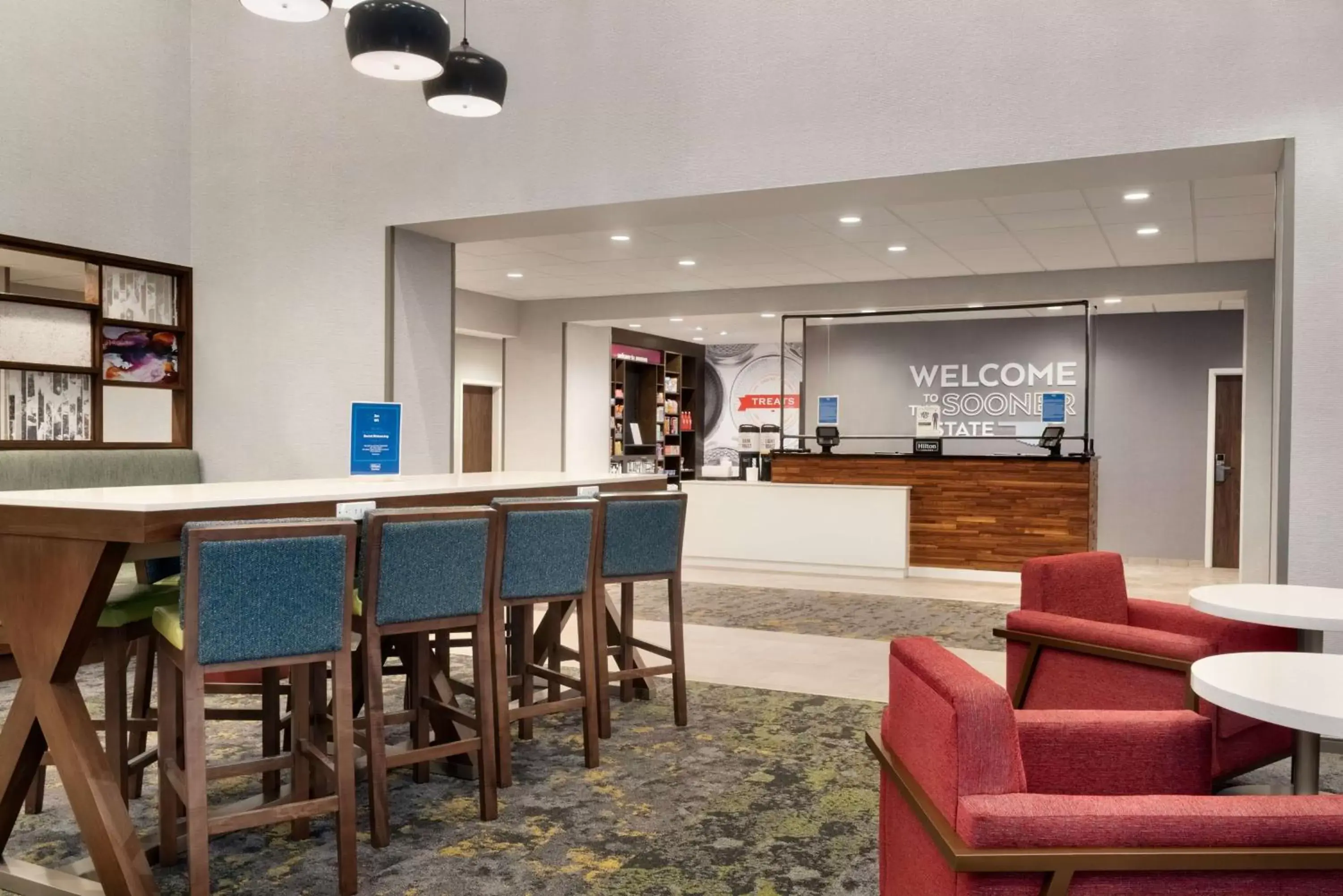 Lobby or reception in Hampton Inn & Suites Norman-Conference Center Area, Ok