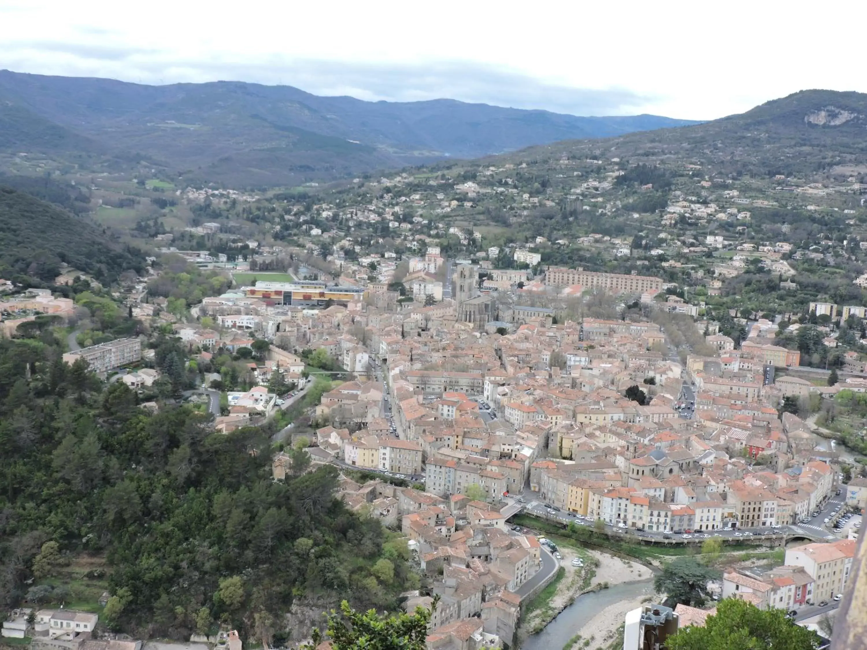 City view, Bird's-eye View in L'Auberge du Mazet