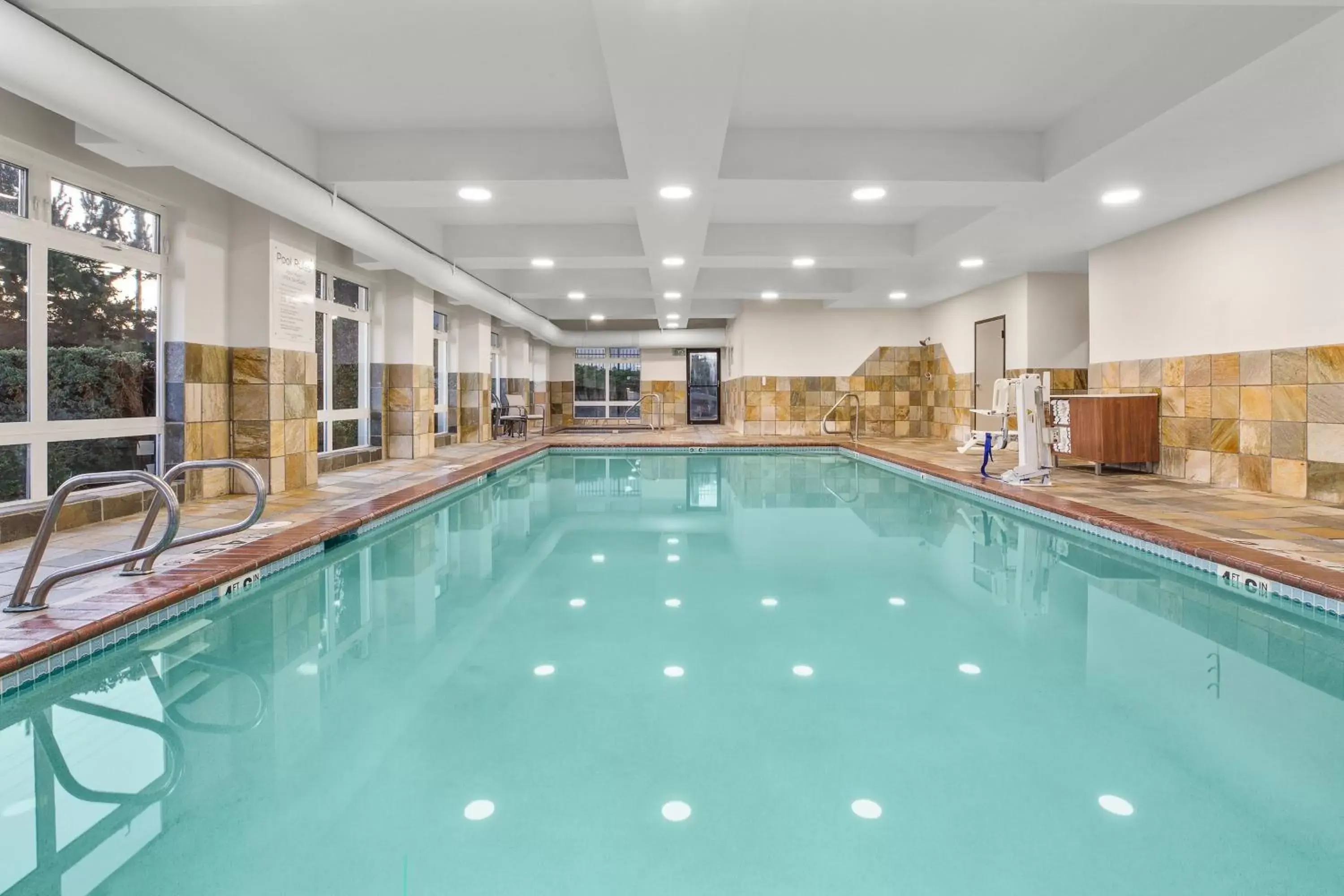 Swimming Pool in Holiday Inn Express Hotel & Suites Tacoma, an IHG Hotel