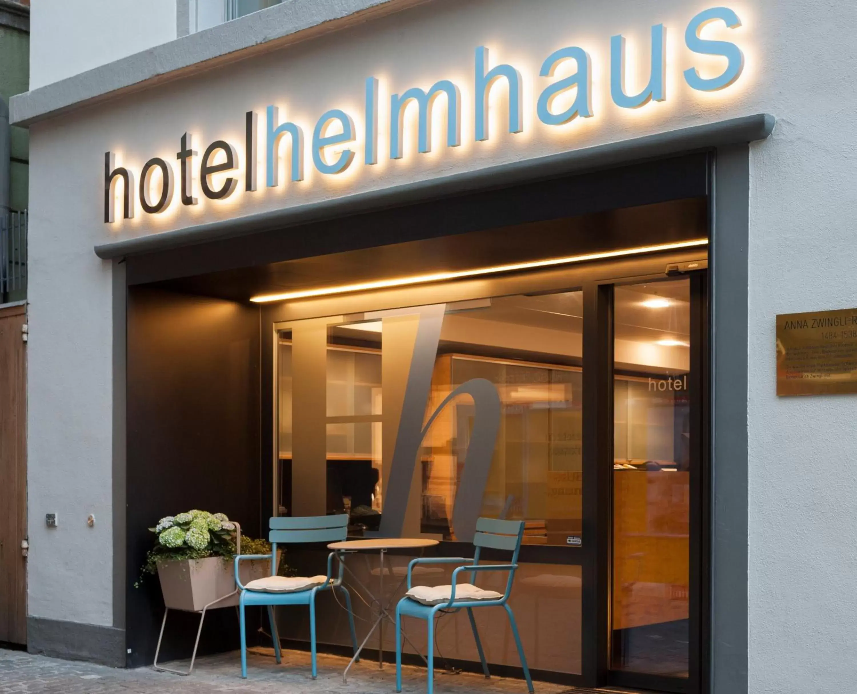 Facade/entrance in Boutique Hotel Helmhaus Zürich