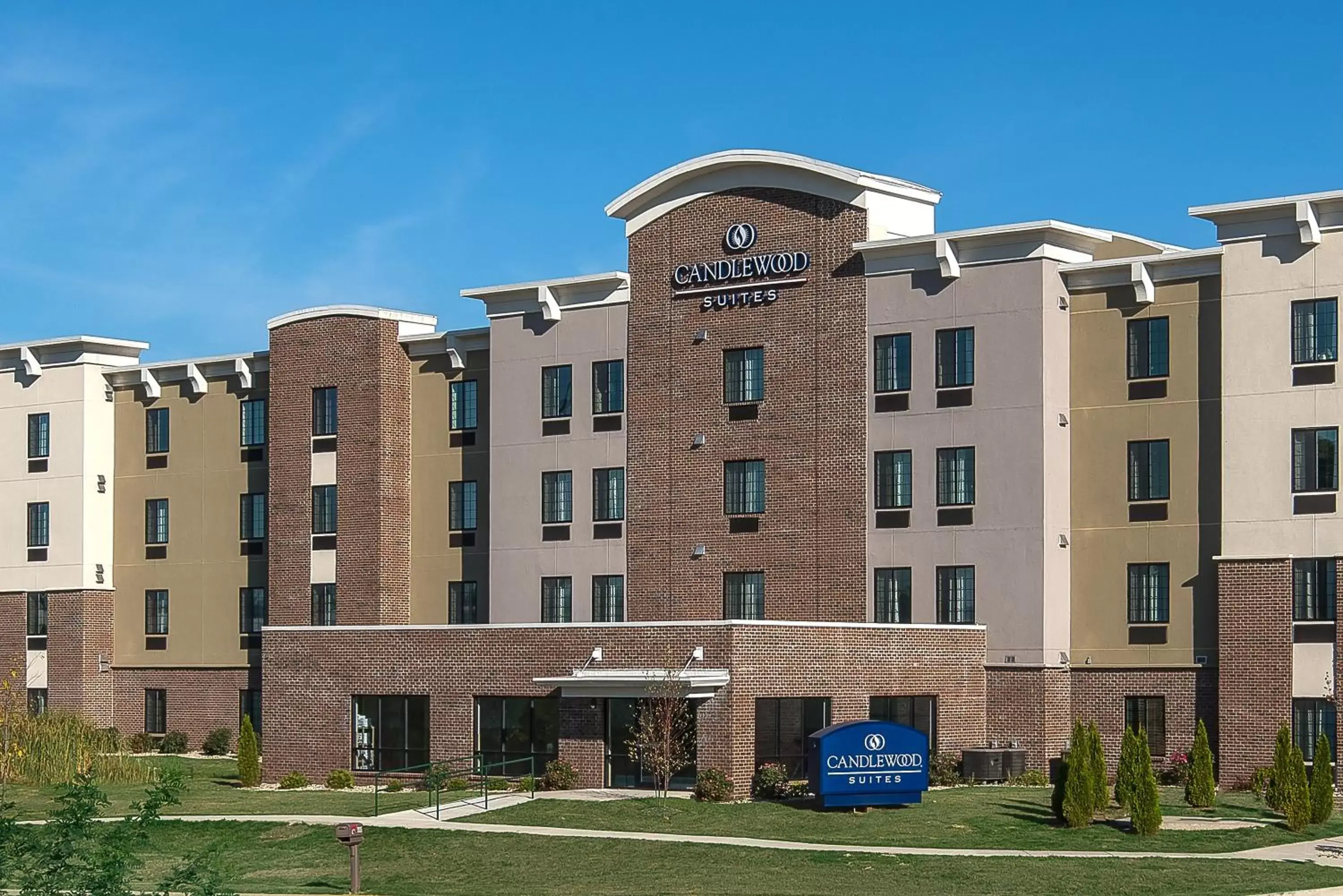 Property Building in Candlewood Suites Bloomington, an IHG Hotel