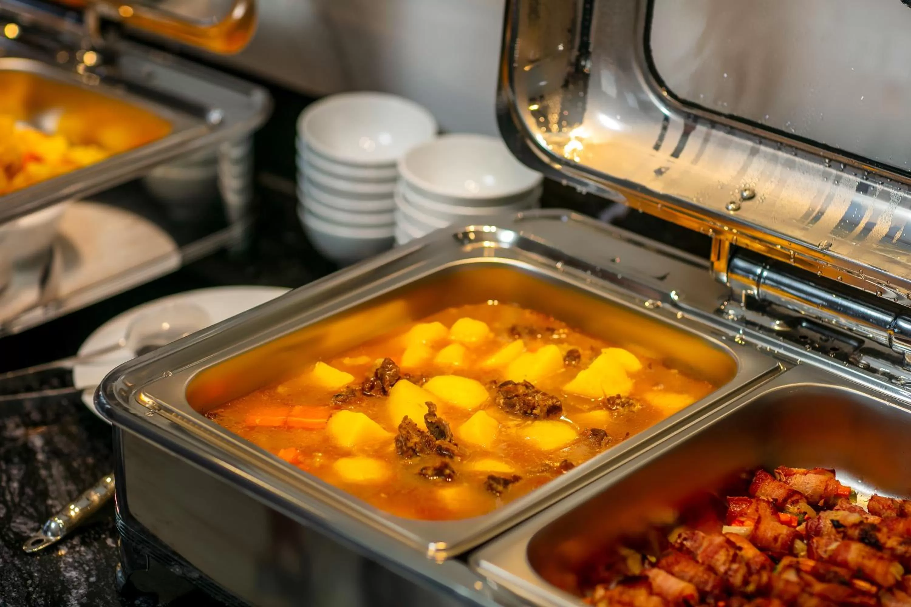 Buffet breakfast in MAY DE VILLE Lakeside Hotel