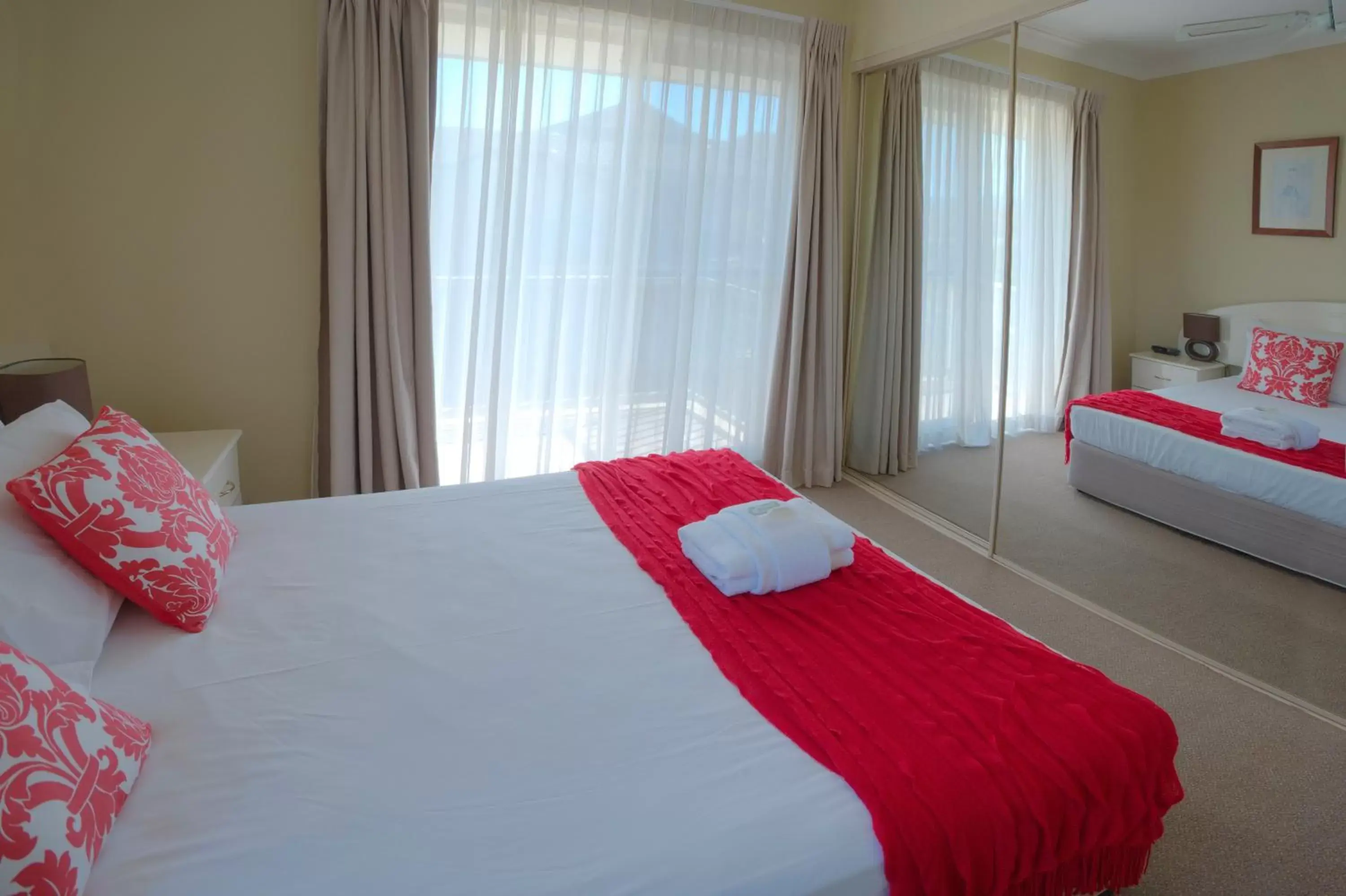 Bed in Bila Vista Holiday Apartments