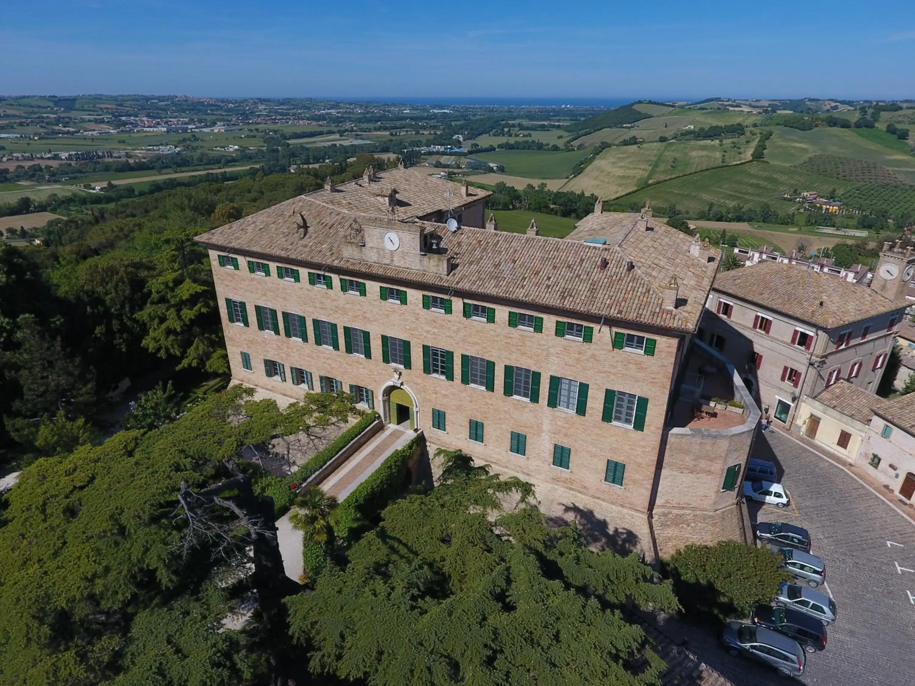 Spring, Bird's-eye View in Castello Di Monterado