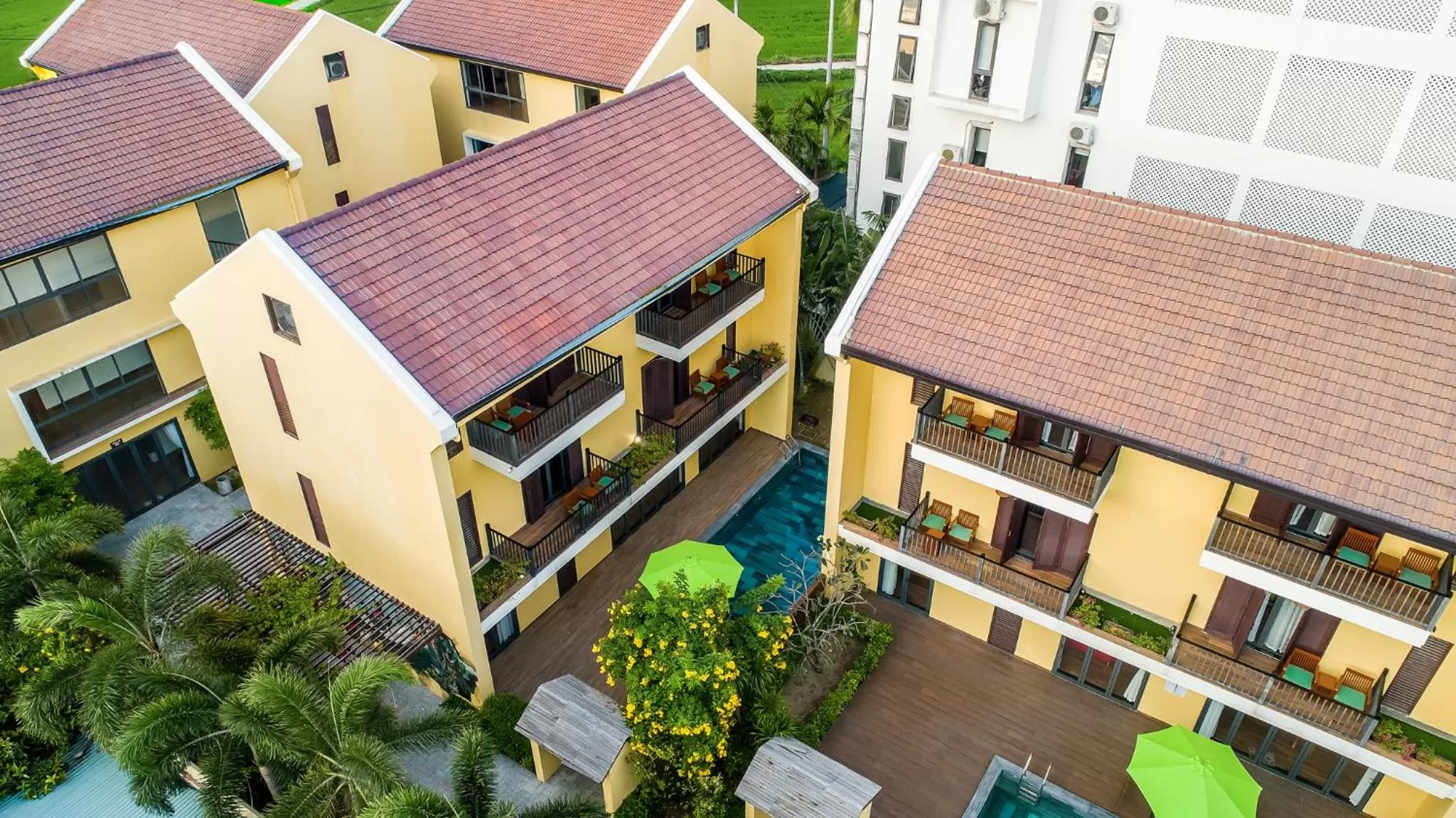 View (from property/room), Bird's-eye View in Palm Village Hoian - STAY 24H