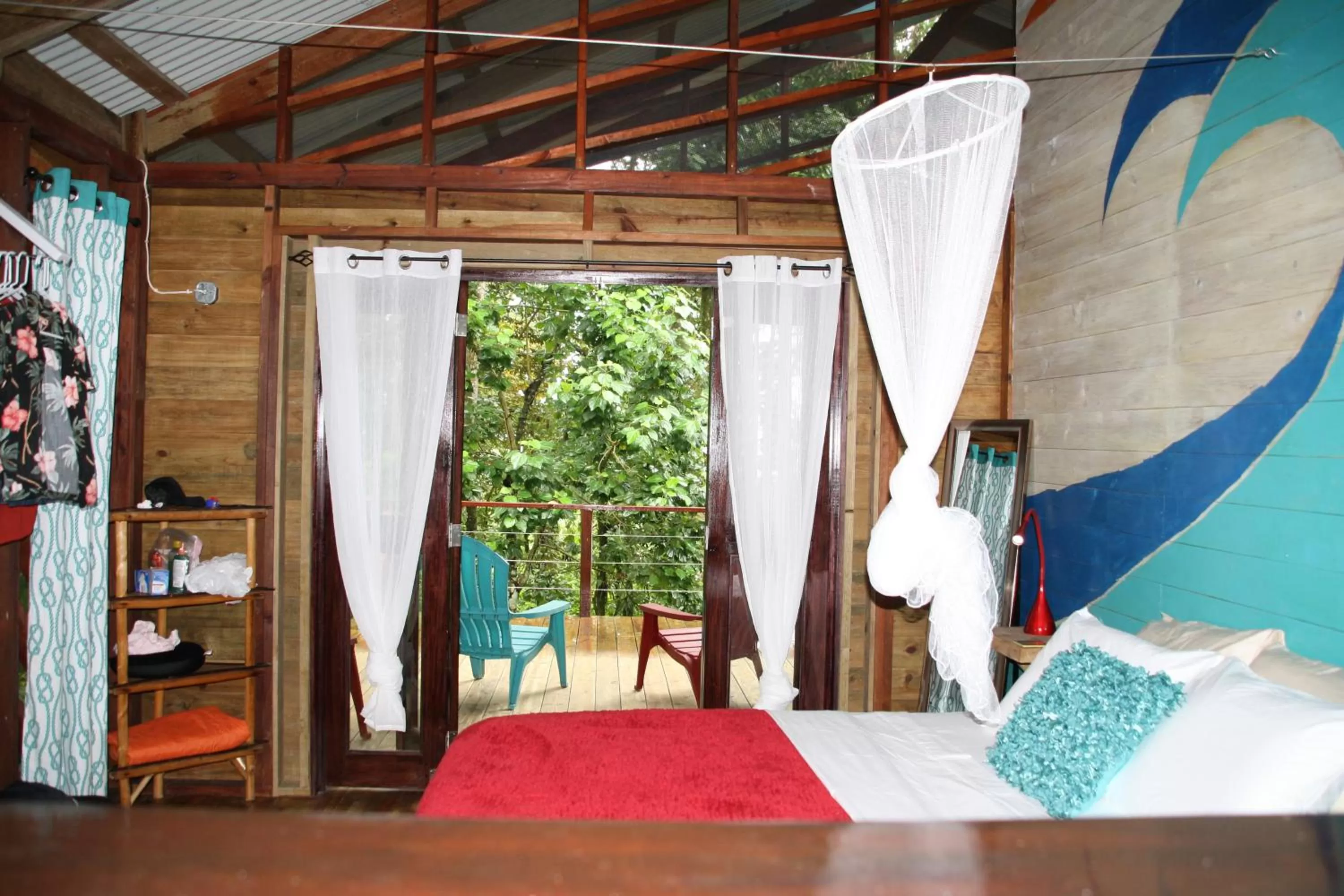 Balcony/Terrace, Bed in Surf Break at Paunch
