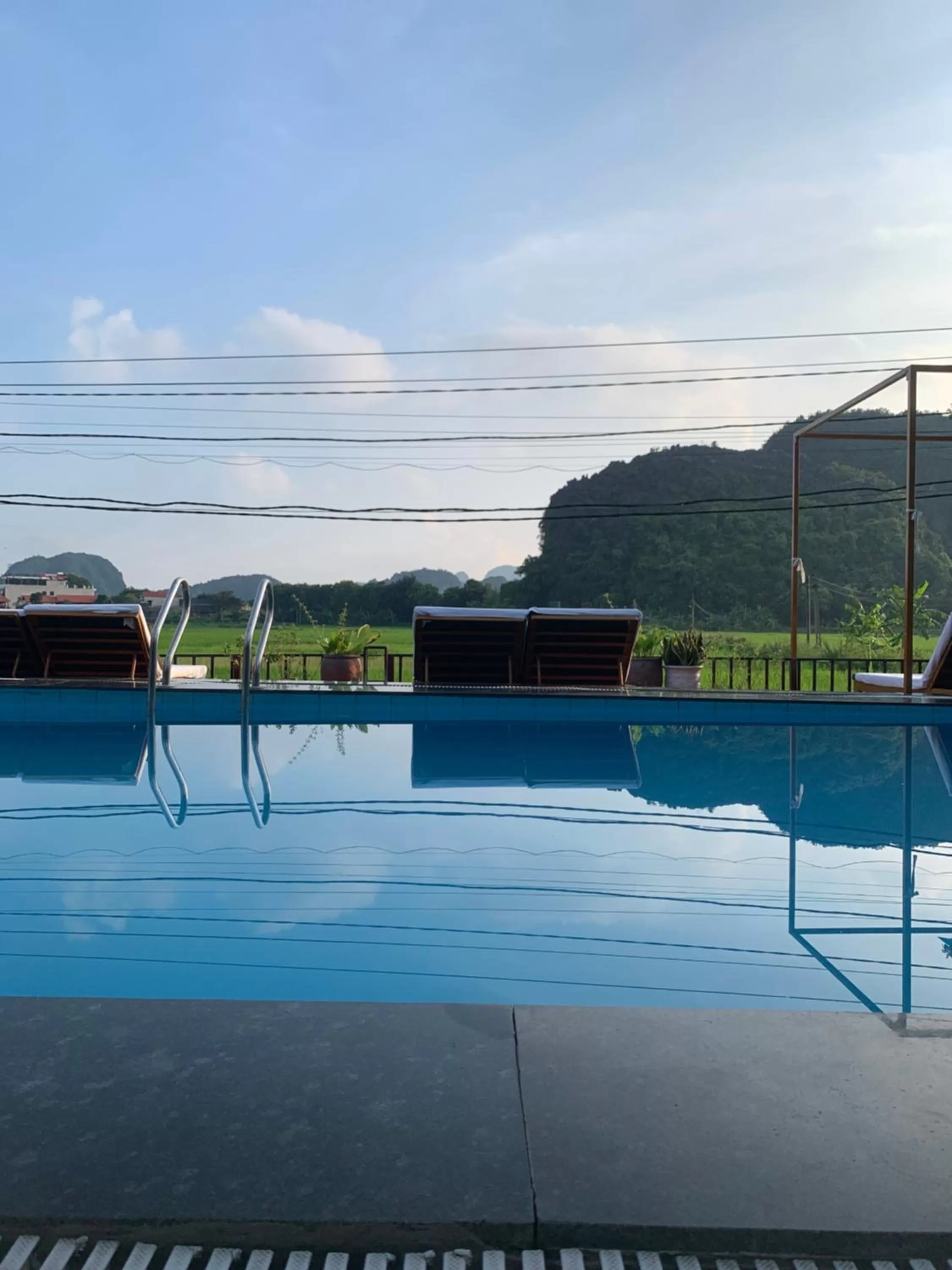Swimming pool in Tam Coc Wonderland Bungalow