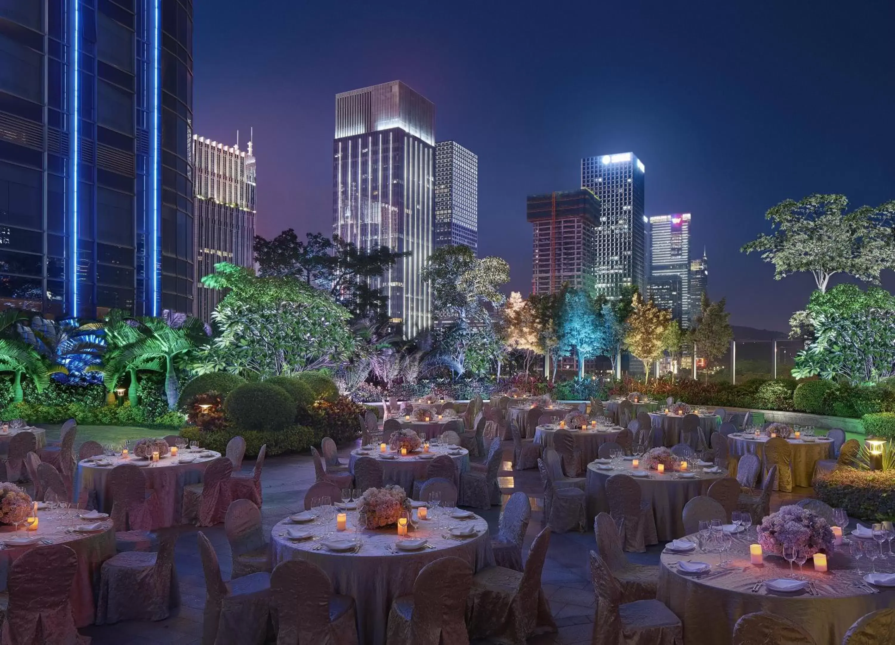 Garden view, Banquet Facilities in Futian Shangri-La, Shenzhen,Near to Shenzhen Convention&Exhibition Centre, Futian Railway Station