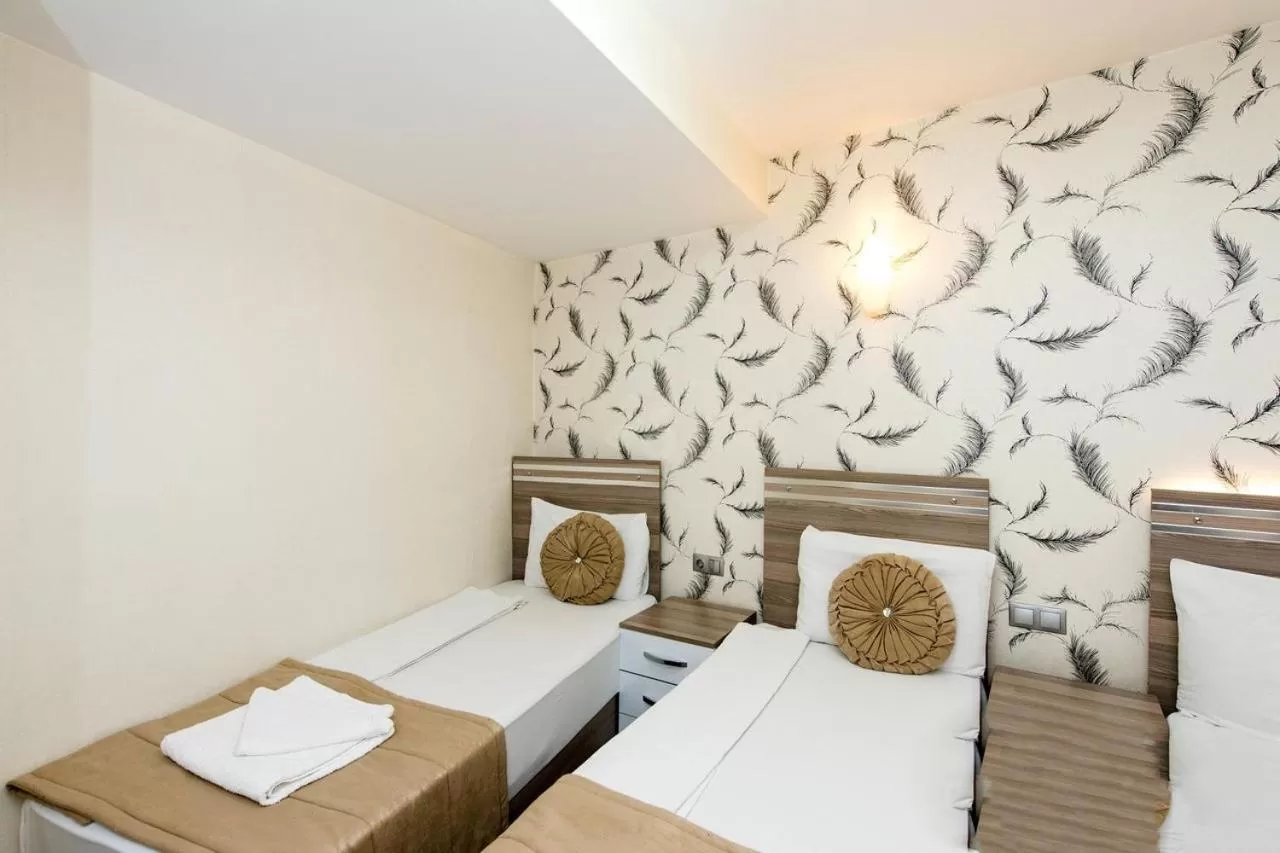 Bed in Olimpiyat Hotel Izmir