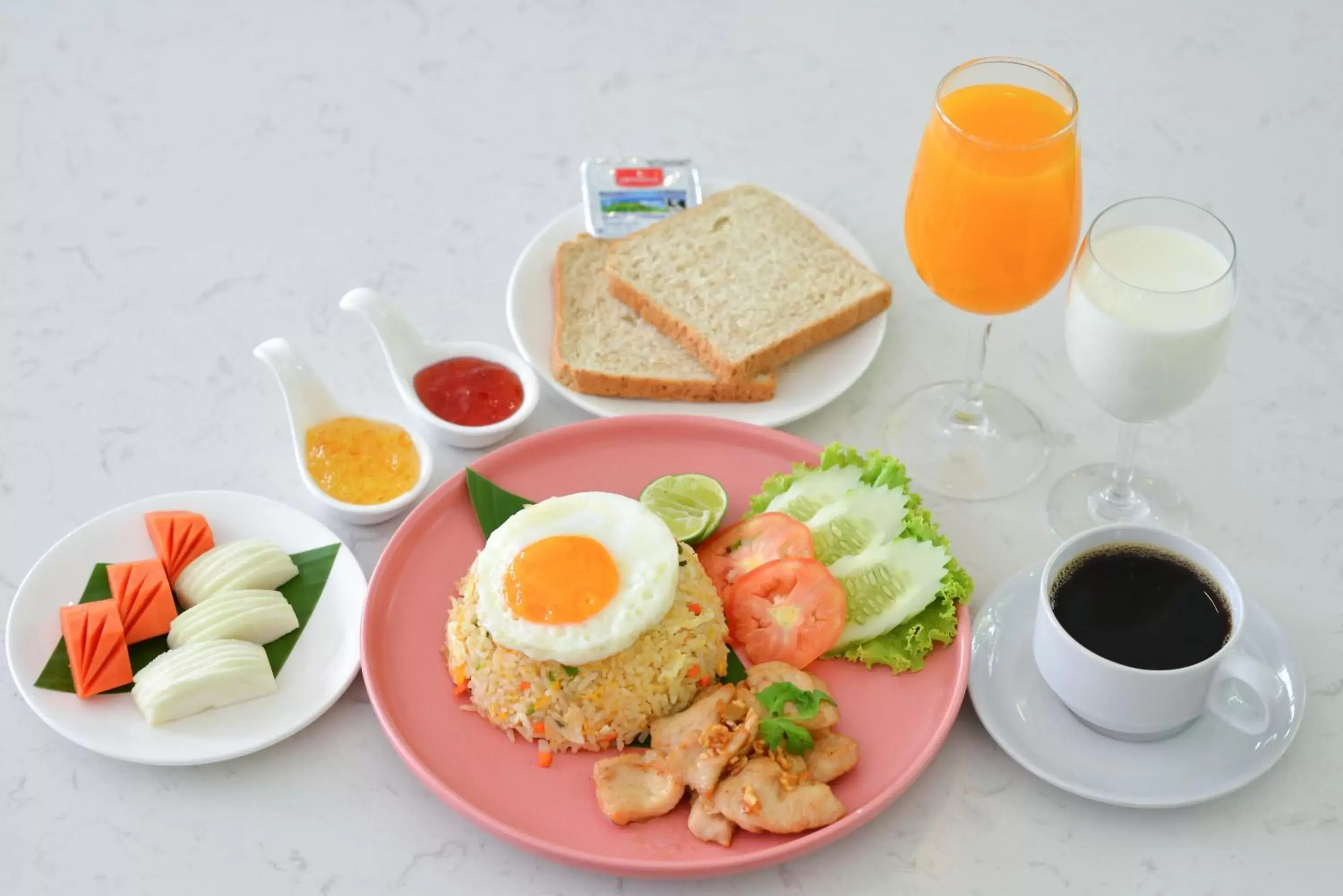 Breakfast in Golden Jade Suvarnabhumi