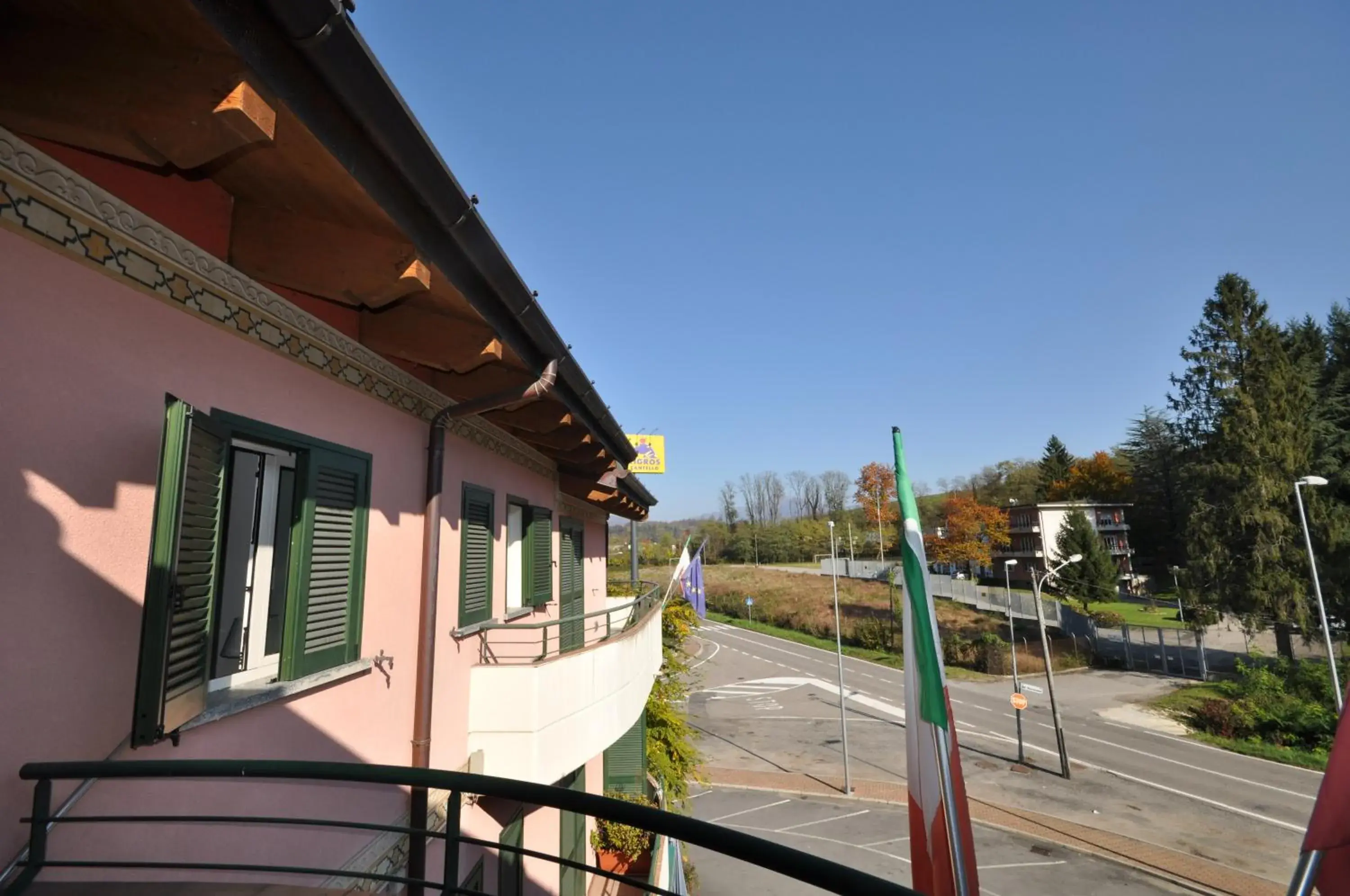 Balcony/Terrace in Impero Hotel Varese Beauty & Spa