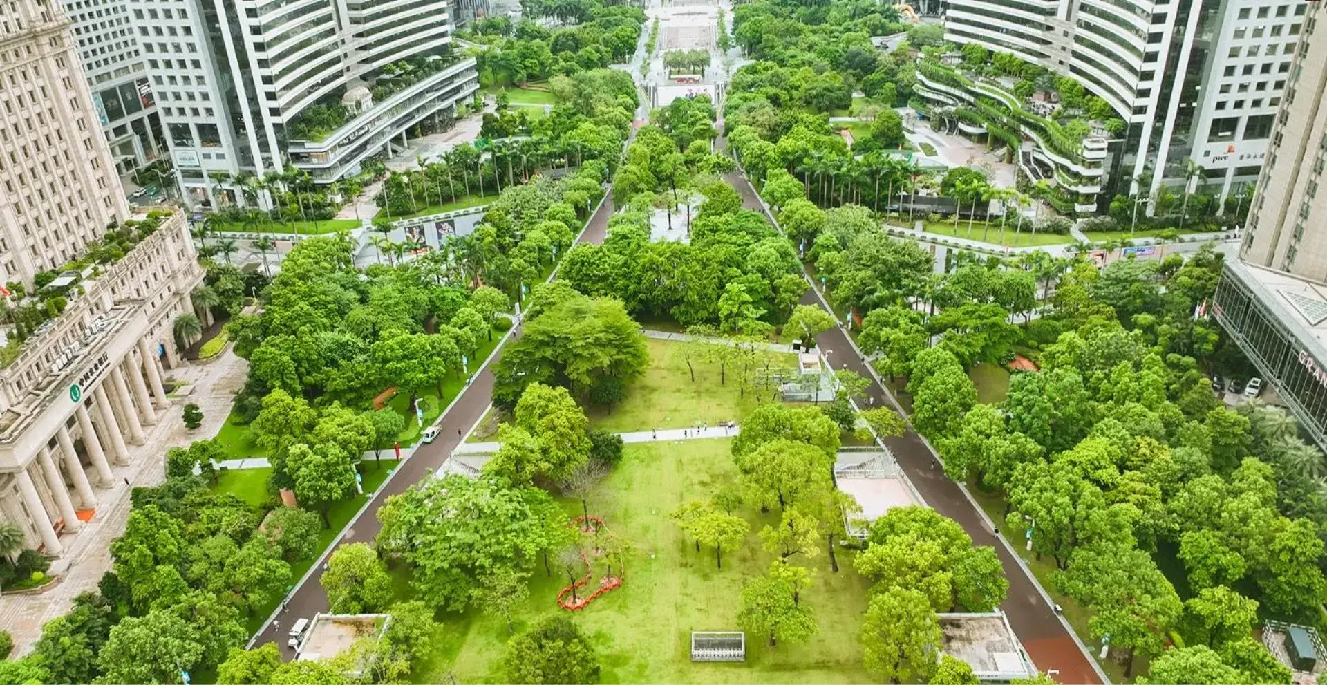 View (from property/room), Bird's-eye View in Grand Hyatt Guangzhou- Free Shuttle Bus to Canton Fair Complex during Canton Fair period