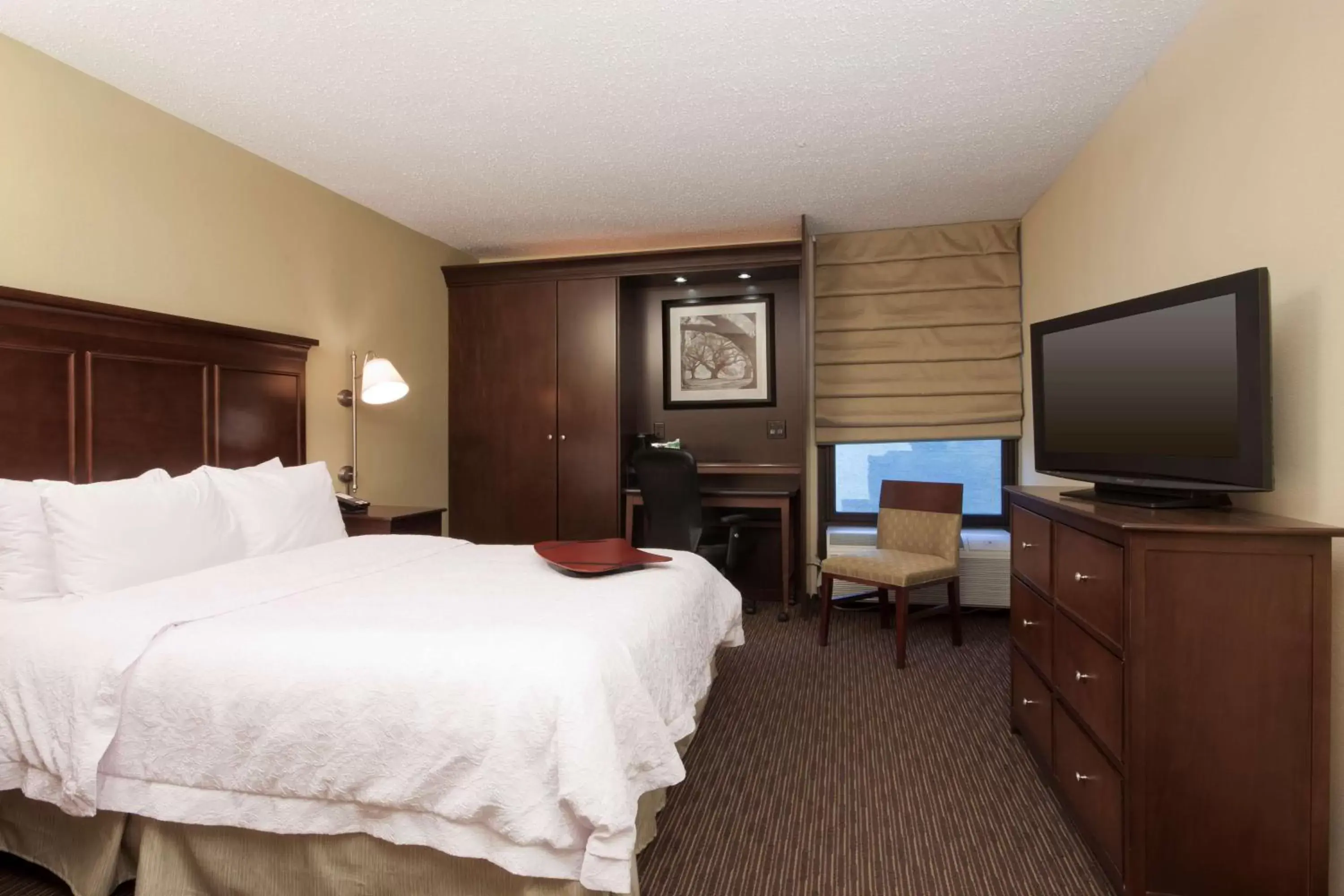 Bed in Hampton Inn Indianapolis Northeast/Castleton