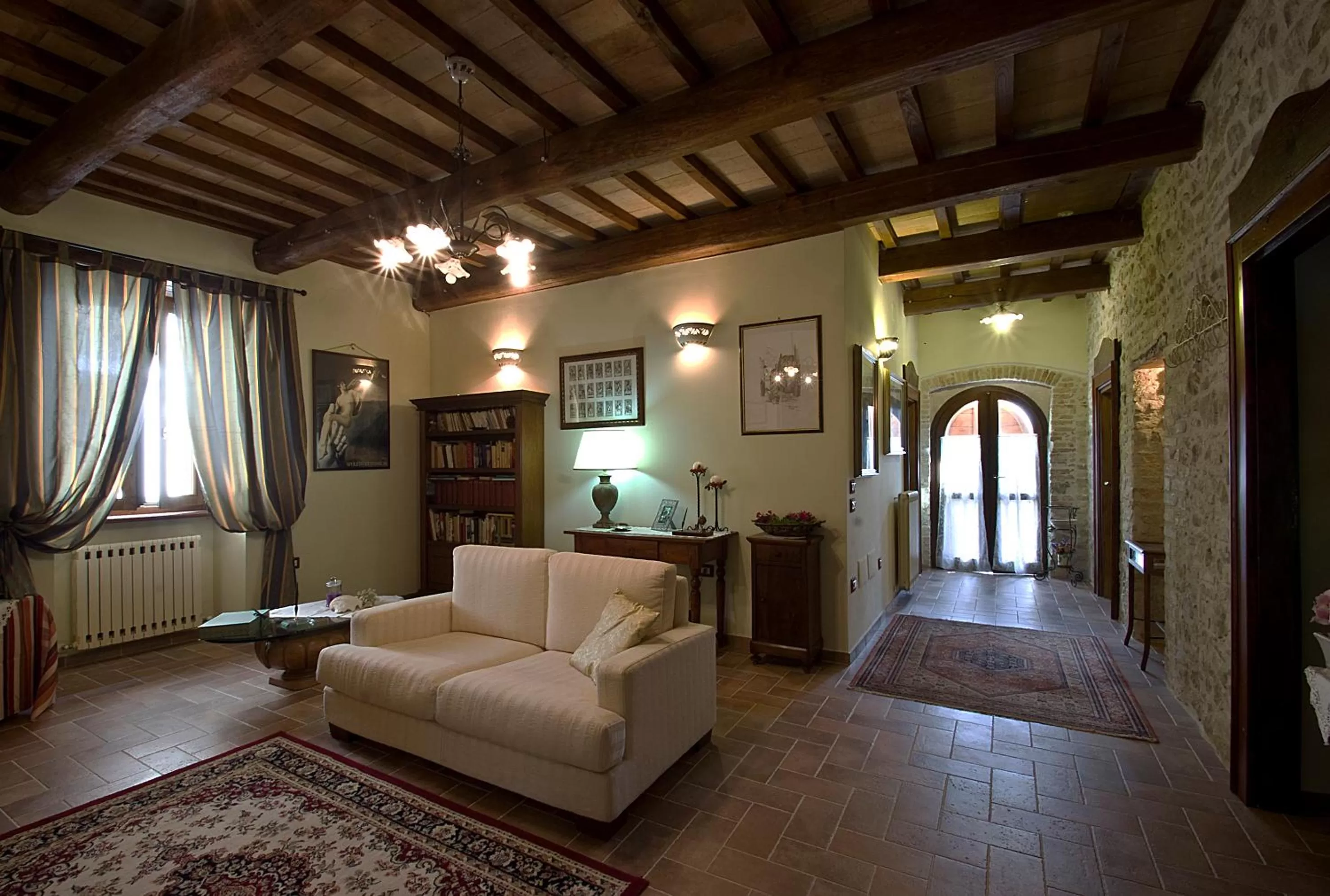 Library, Seating Area in Casale del Monsignore