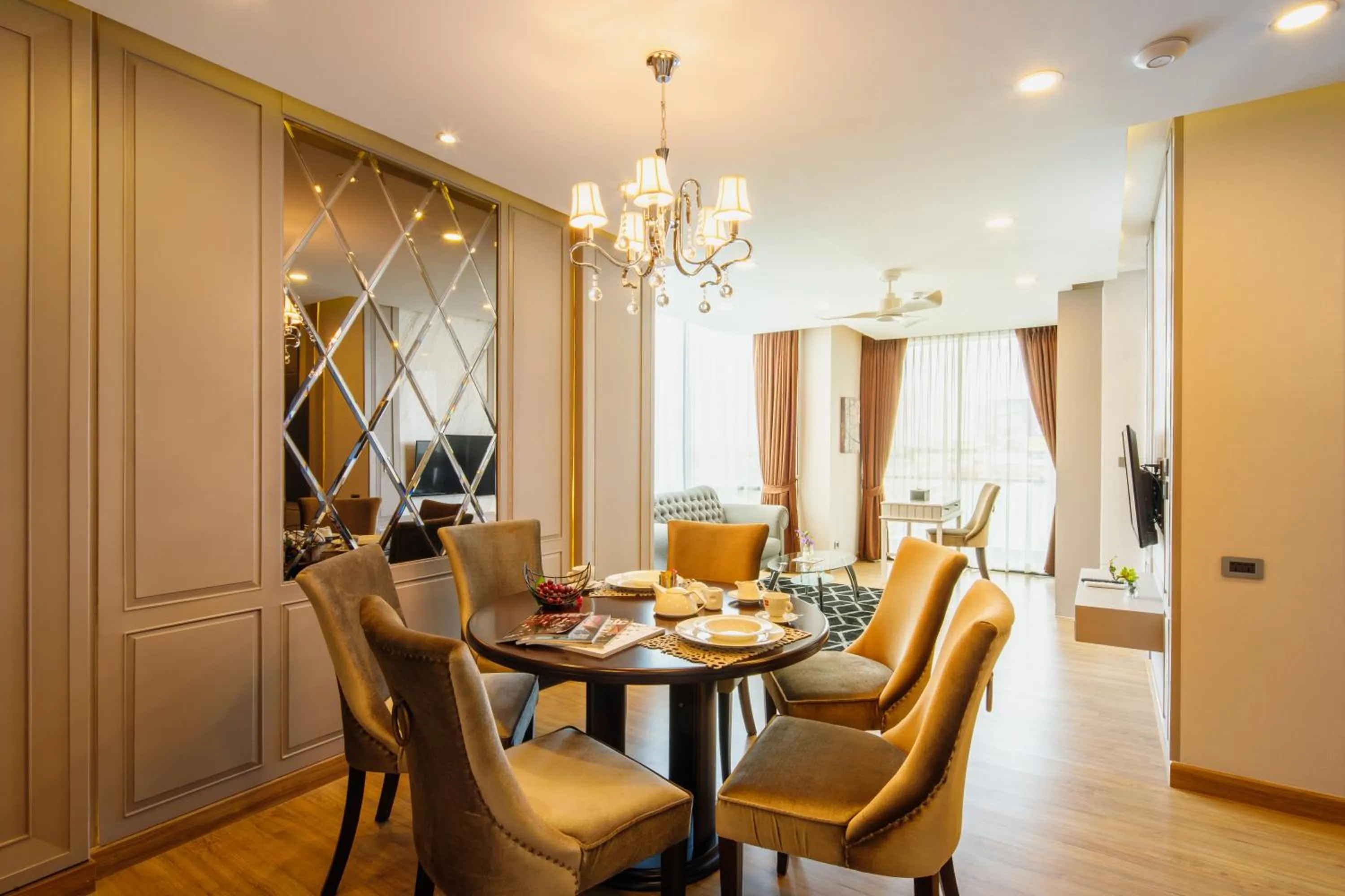 Living room in Parc Borough City Resort