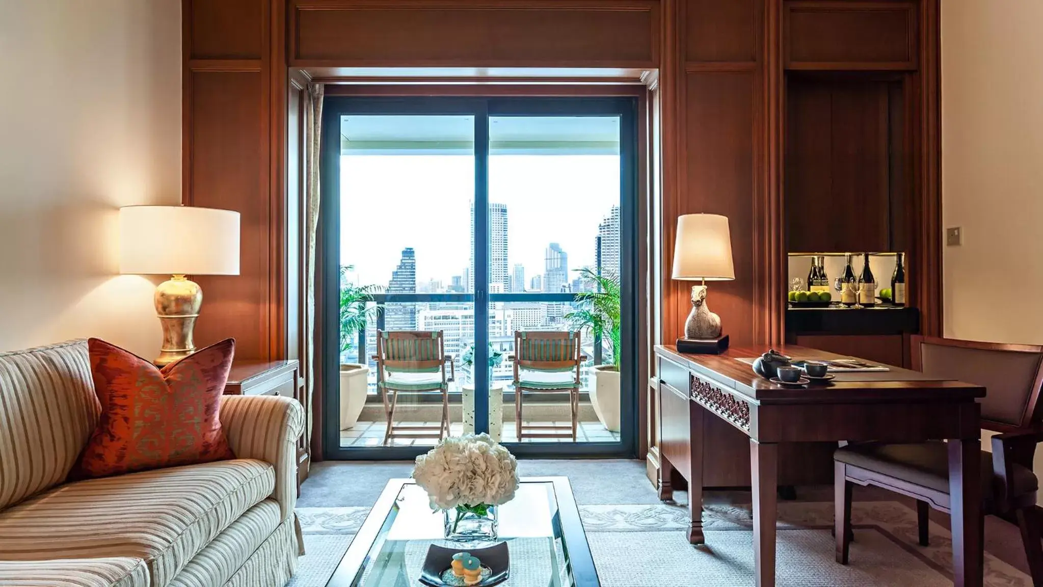 View (from property/room), Seating Area in The Peninsula Bangkok - SHA Extra Plus