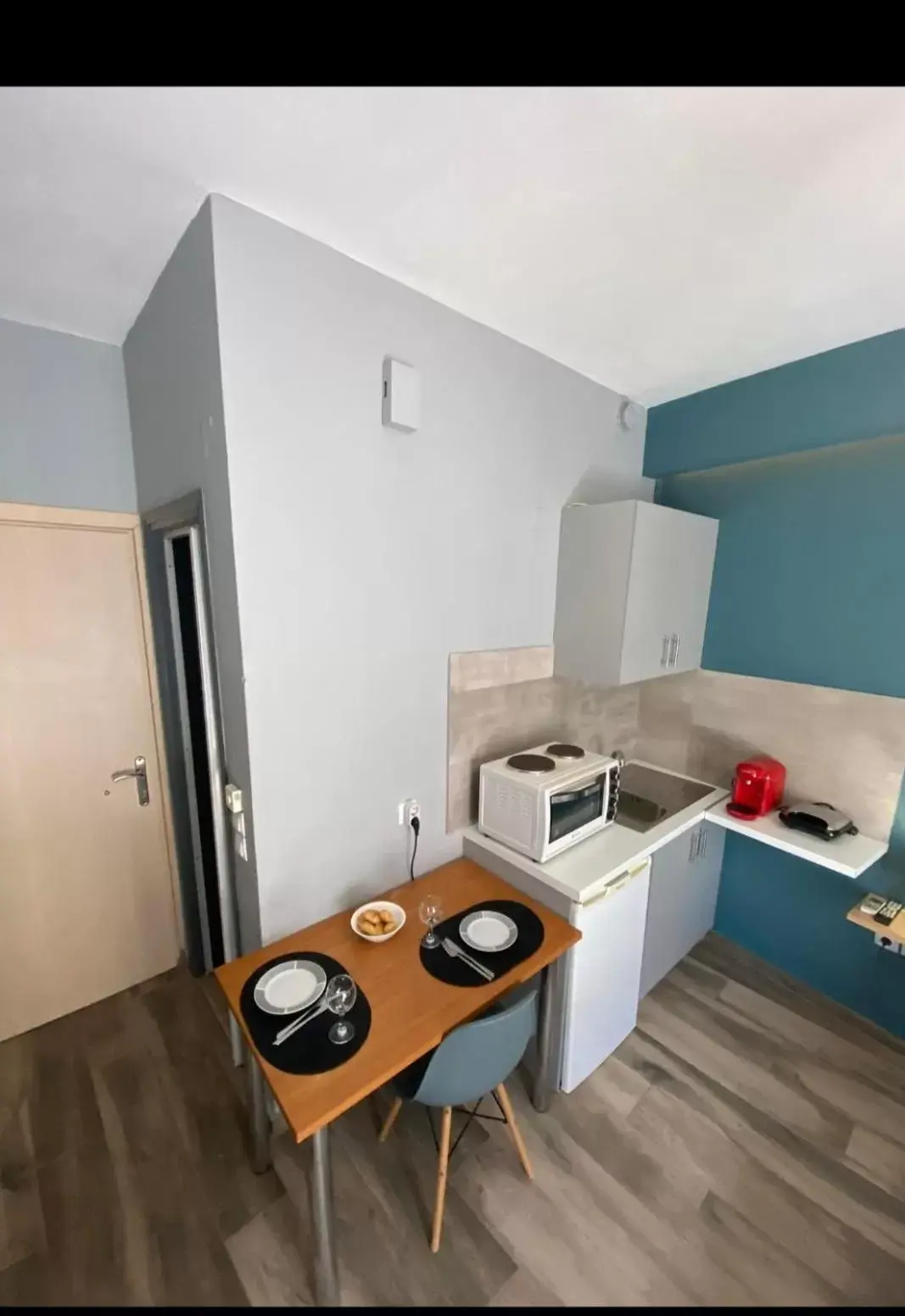 Kitchen/Kitchenette in SPN.SPIROS APARTMENTS PREVEZA