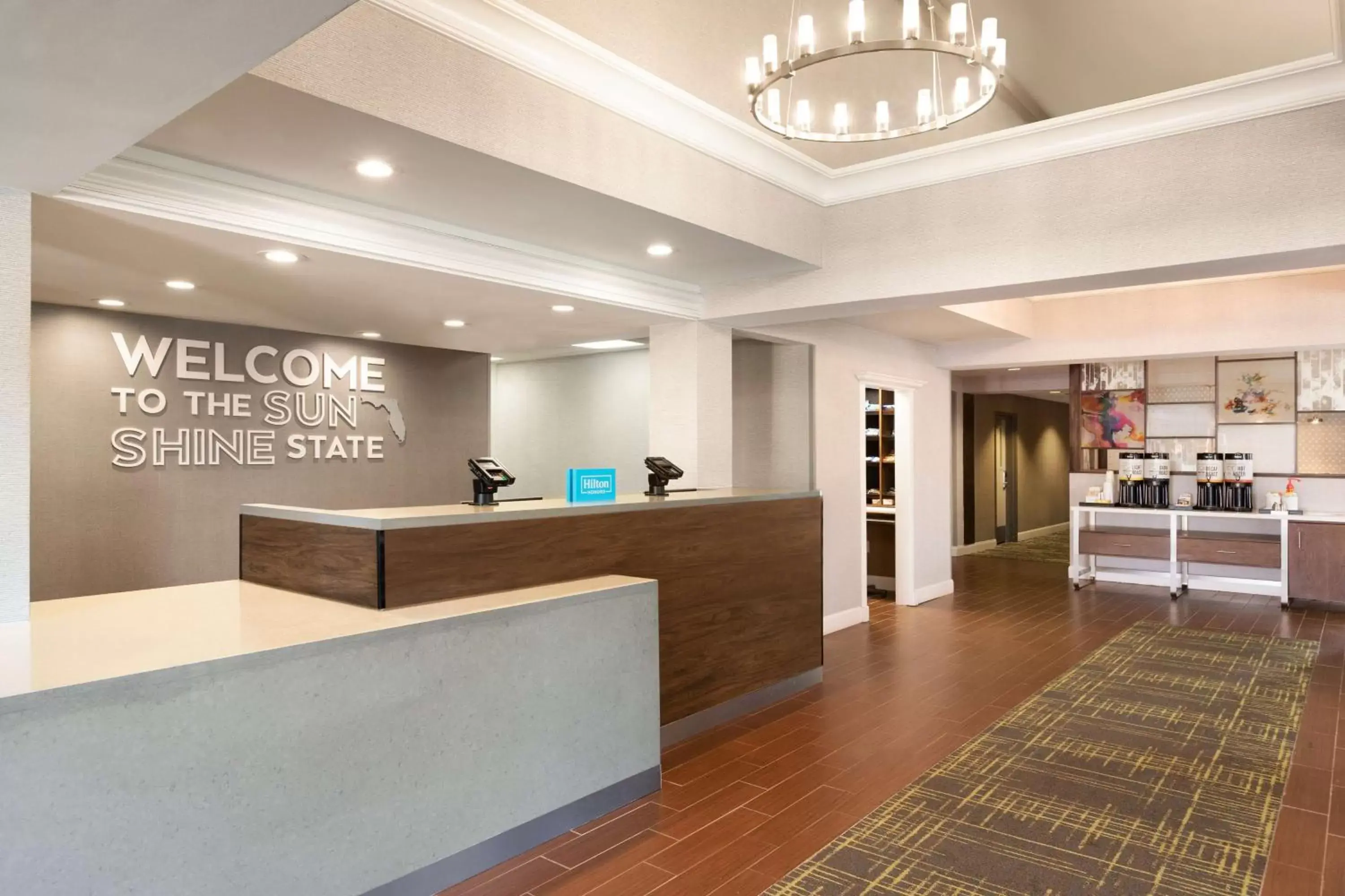 Lobby or reception, Lobby/Reception in Hampton Inn & Suites Fort Lauderdale Airport
