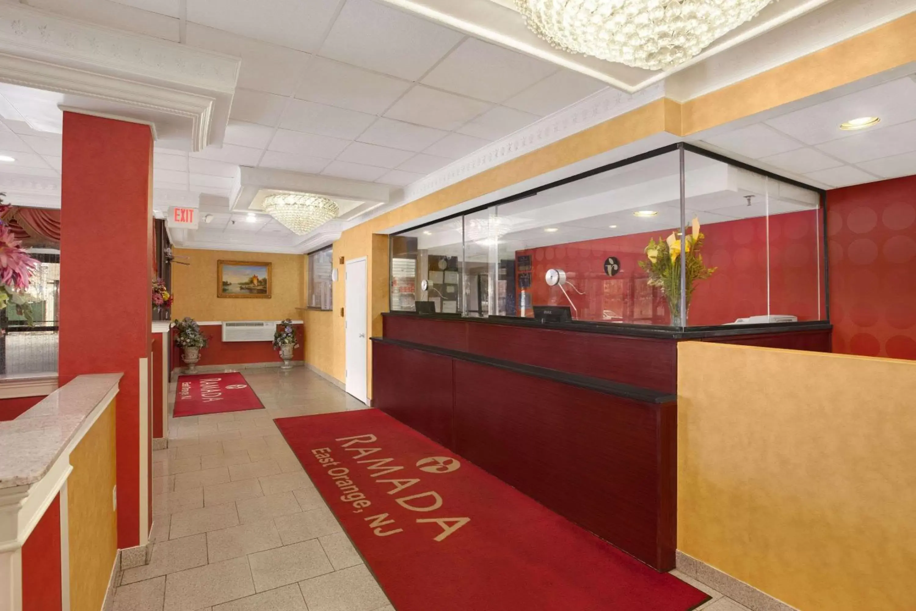 Lobby or reception in Ramada by Wyndham East Orange Lobby or reception in Ramada by Wyndham East Orange